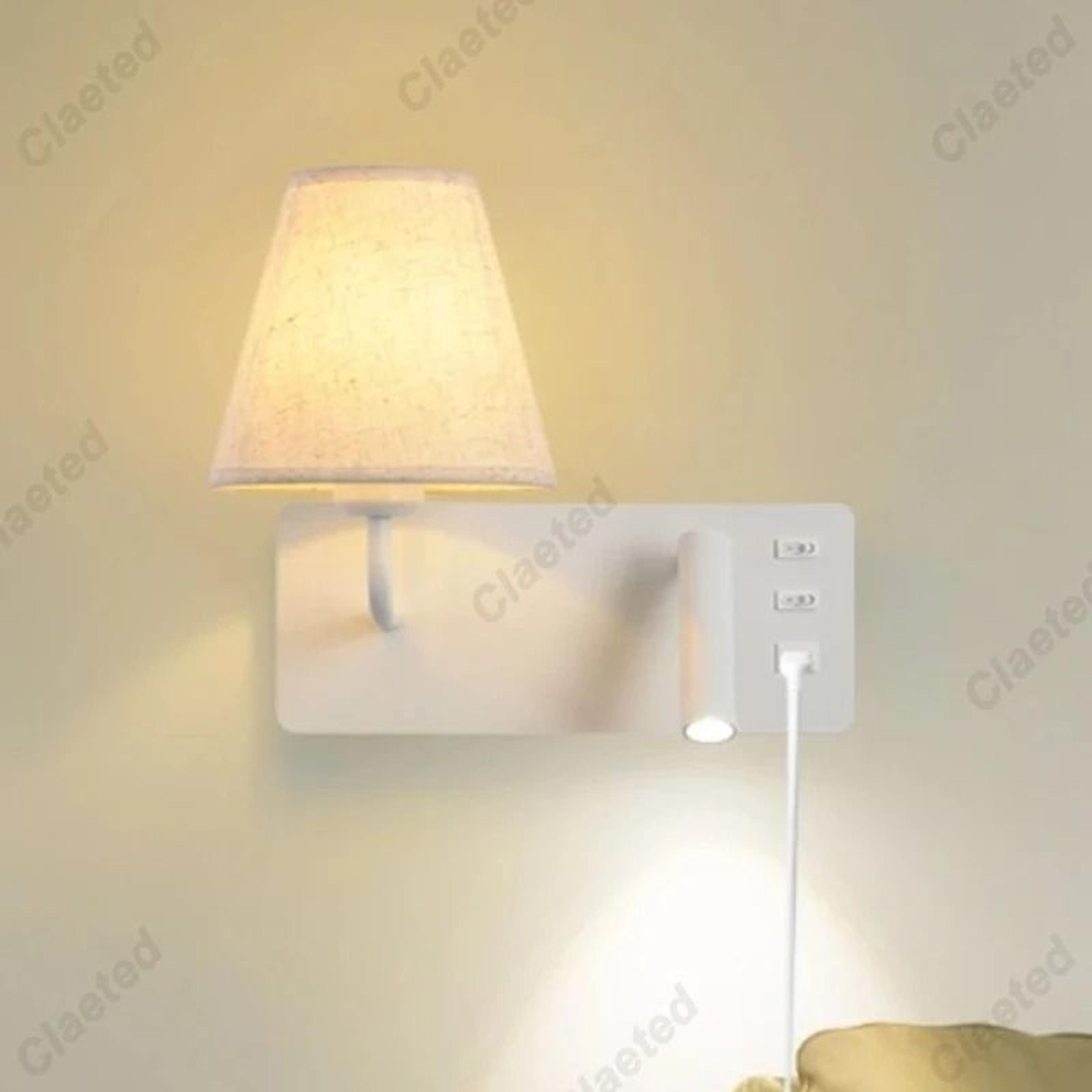 usb touch bedside wall light