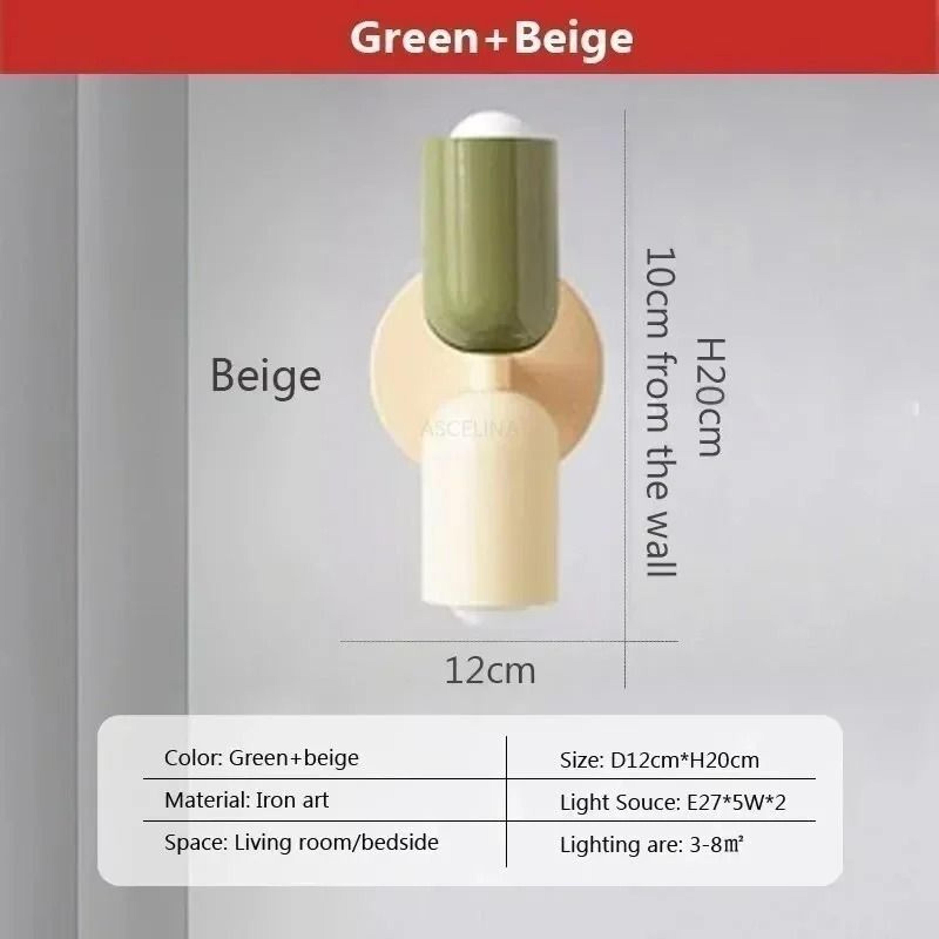 DuoCream Nordic LED Wall Light 6