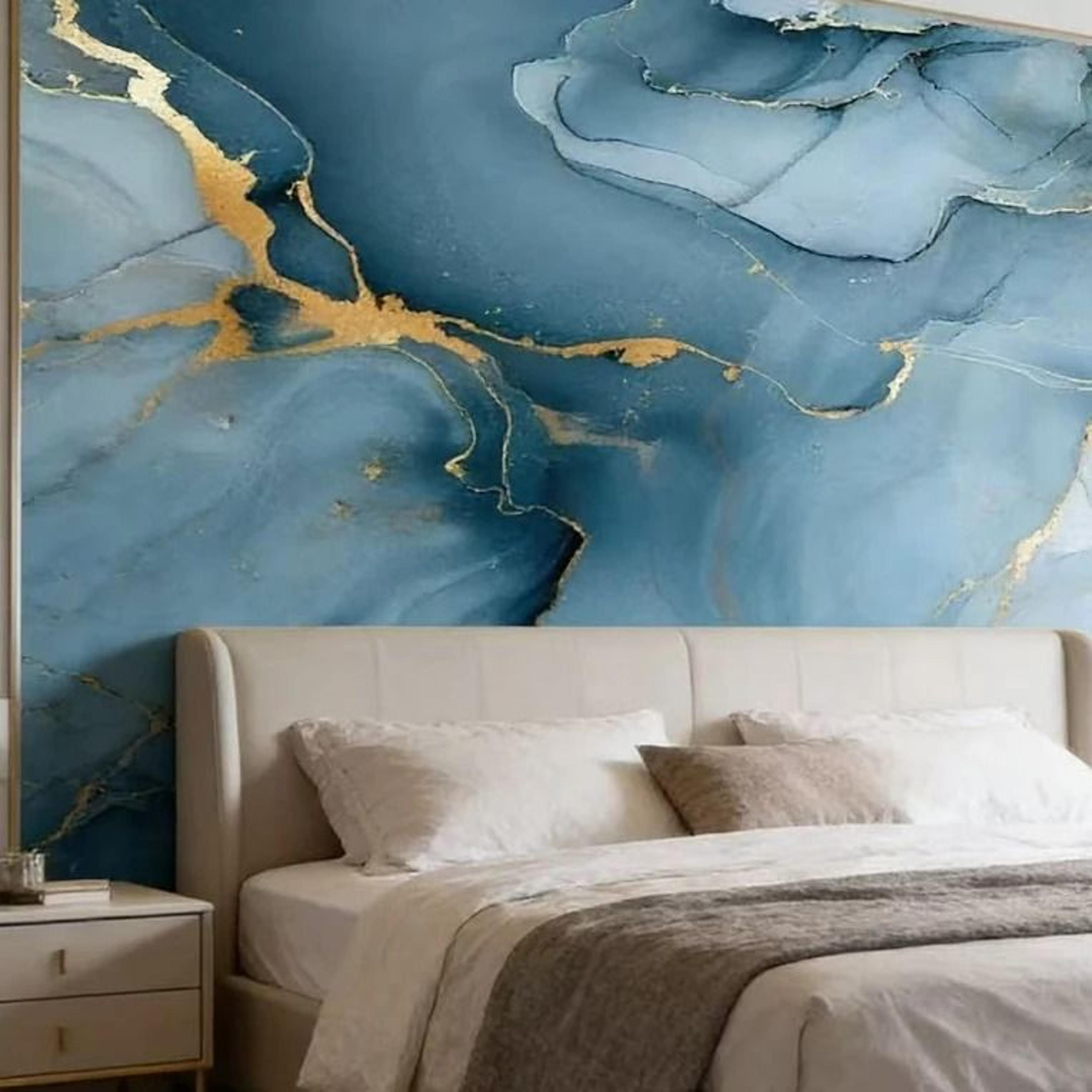 AzureGild Marble Peel And Stick Wallpaper 5