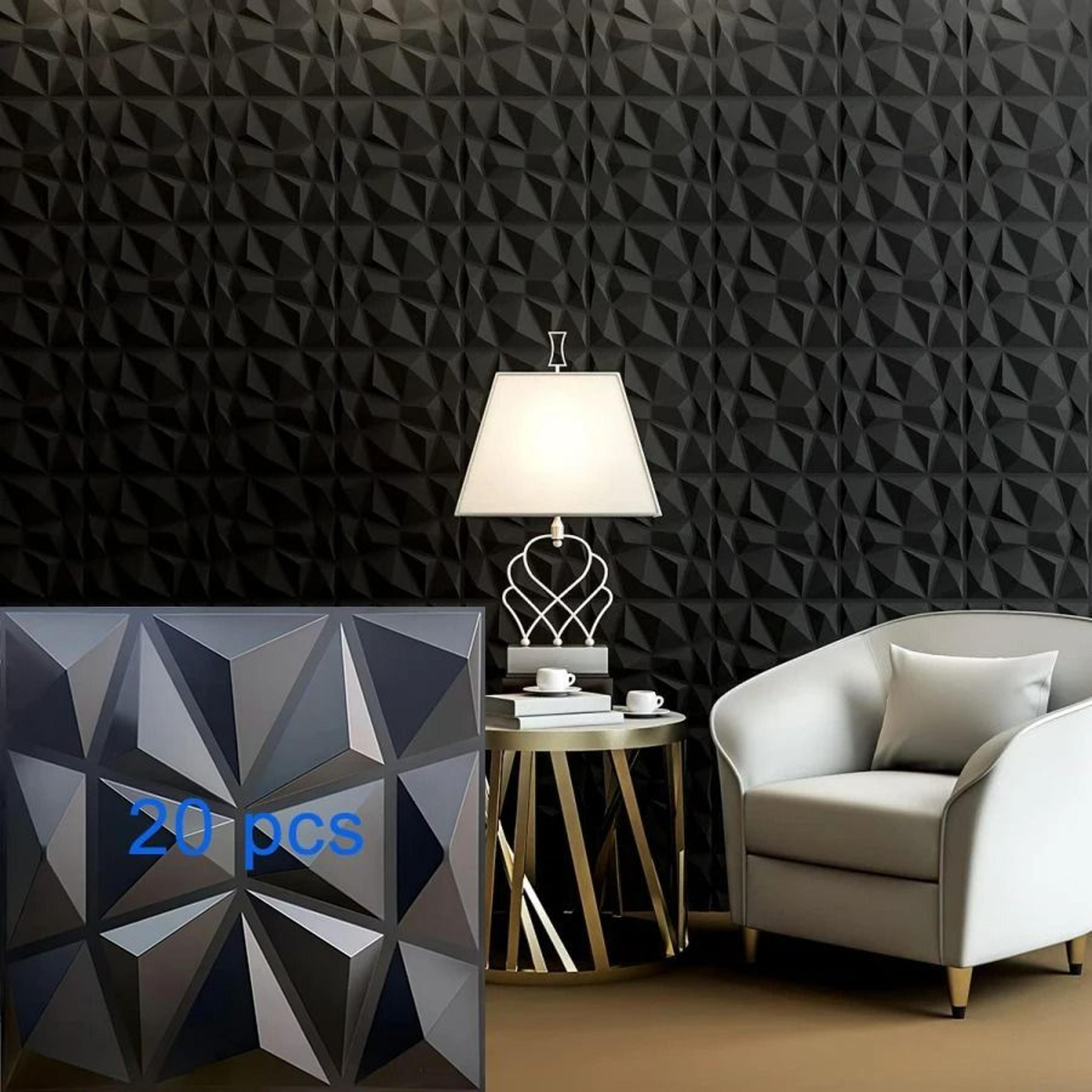 DimensionWave Textured Wall Panel Set 16
