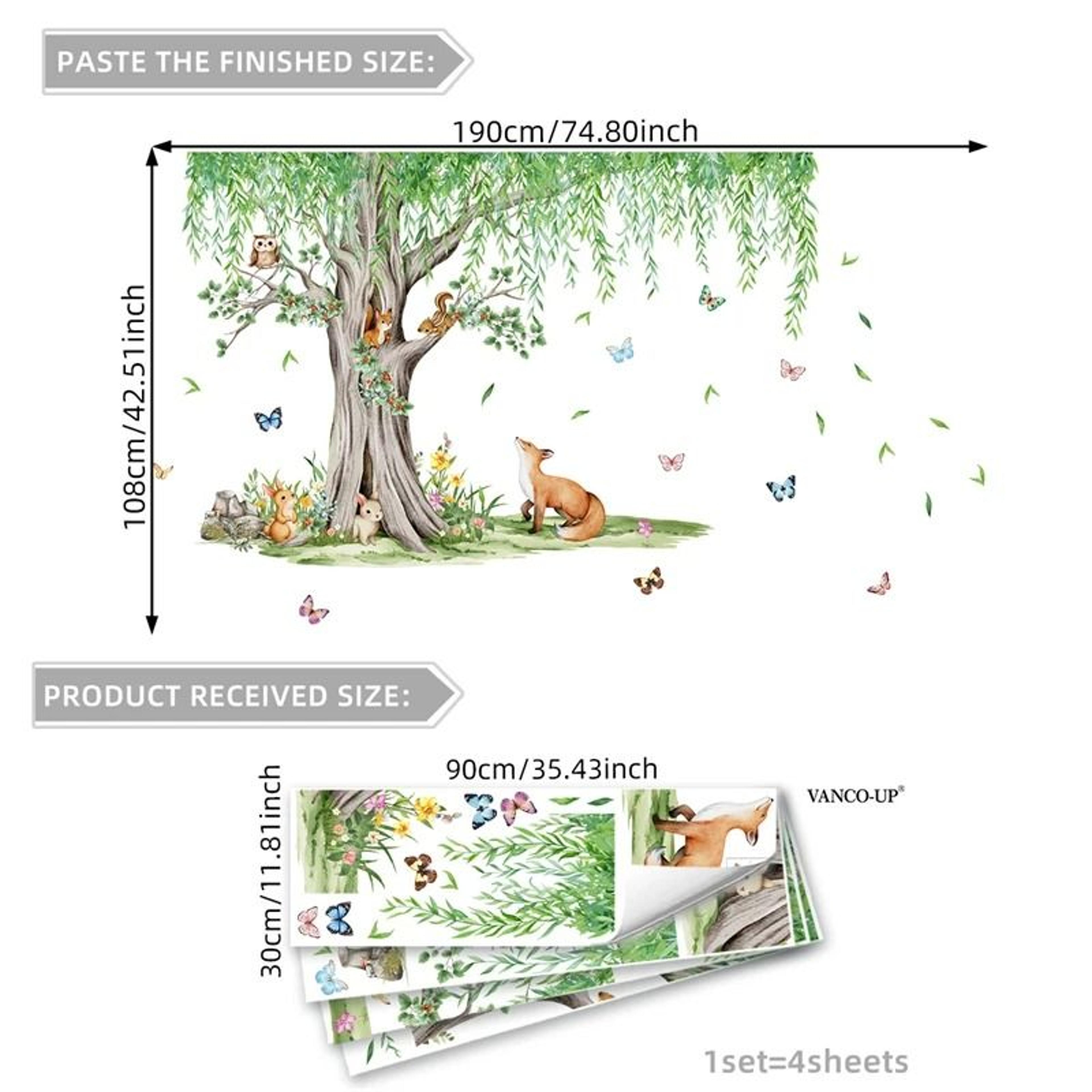 WhisperWoods Forest Friends Wall Decals 1