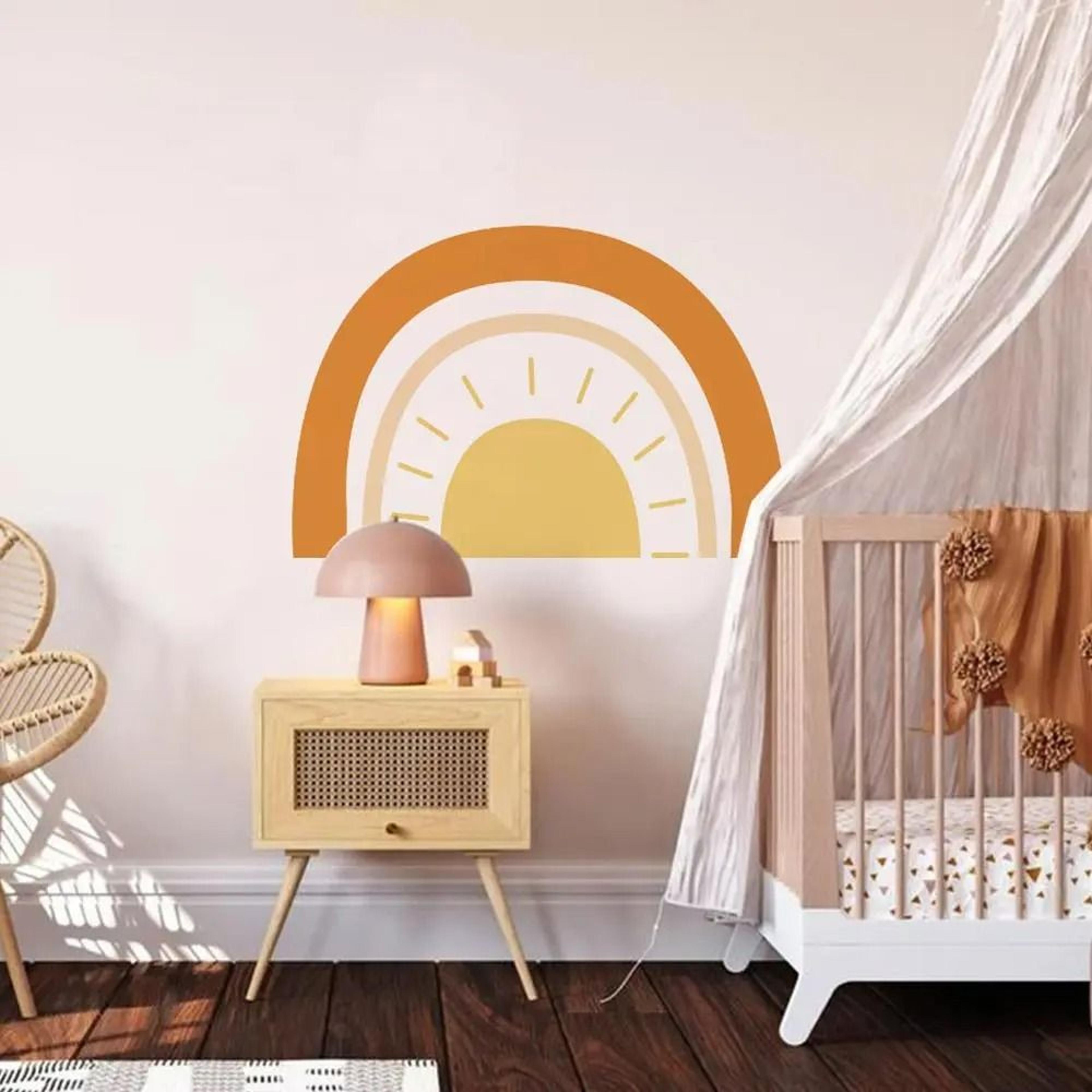 Sunrise Boho Nursery Wall Decal 4