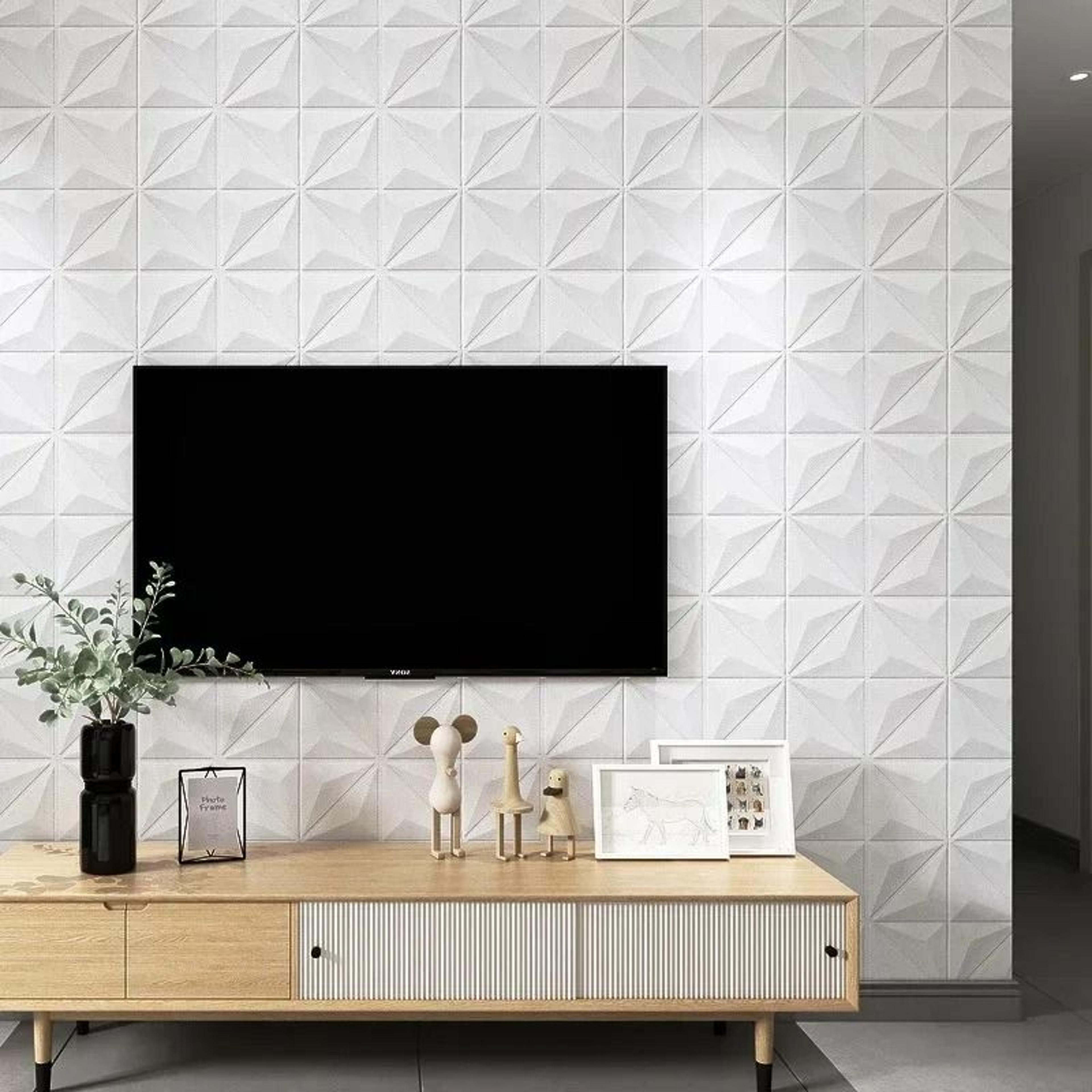 Cushioned 3D Wall Panel Tiles 4