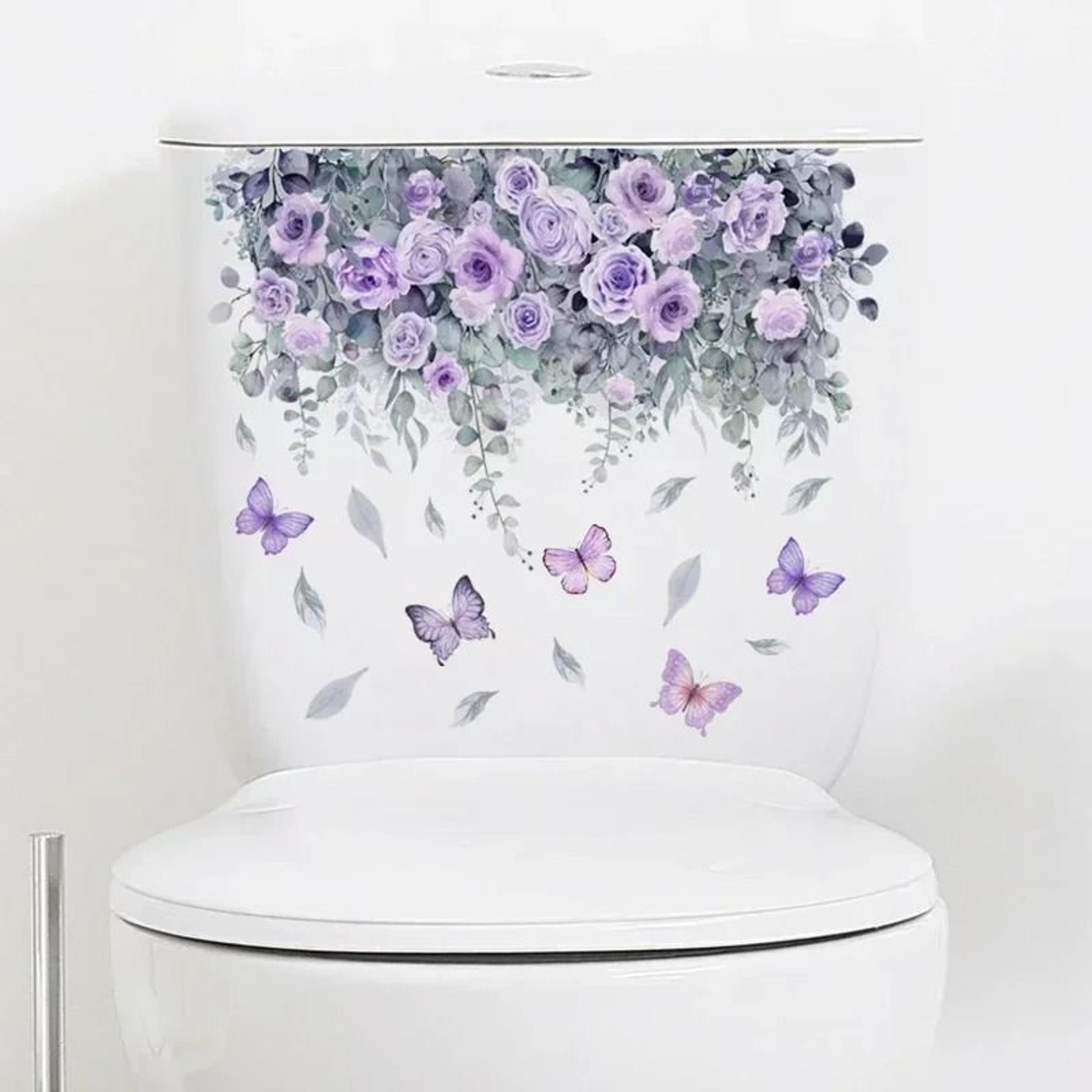 LeafLush Botanical Toilet Decor Stickers 0