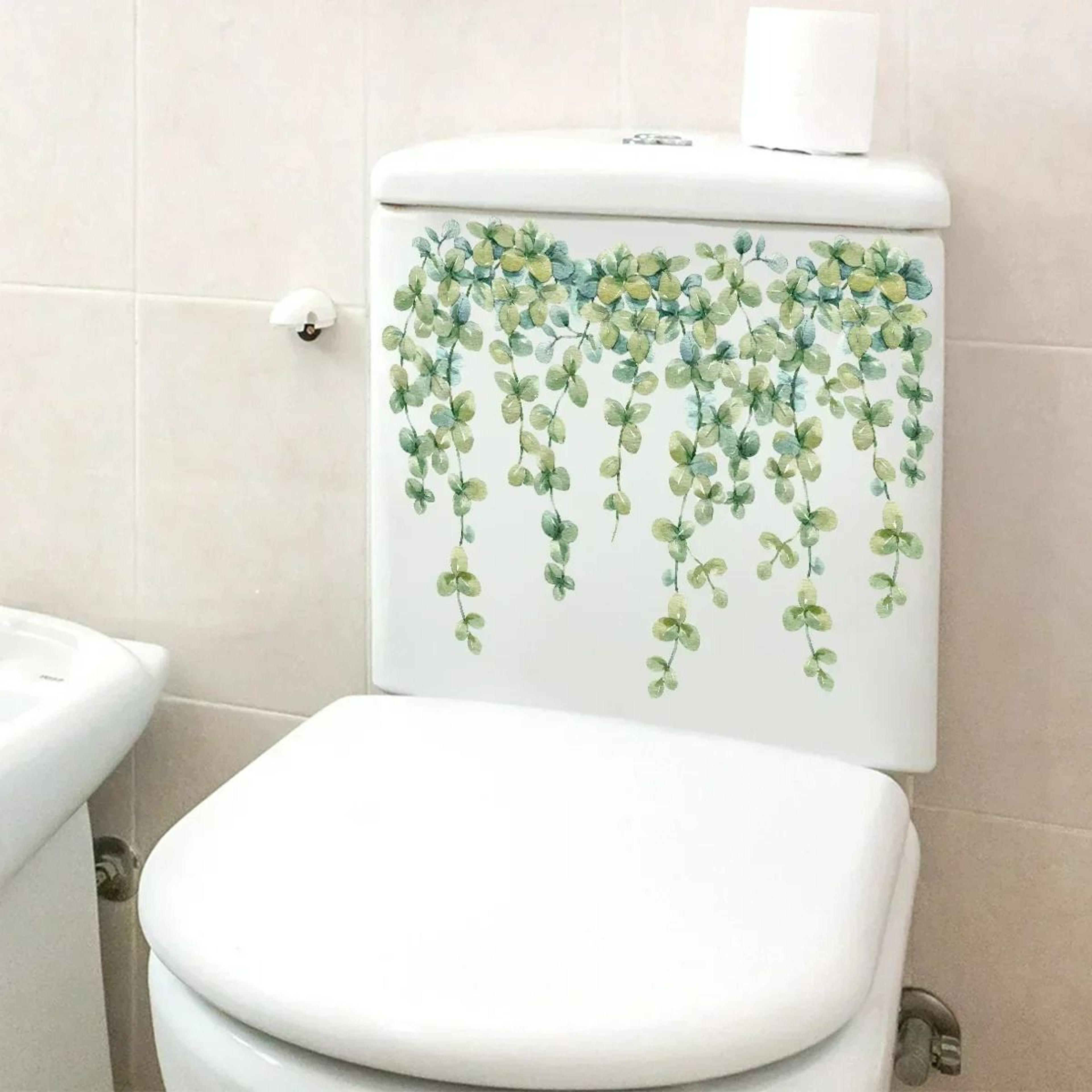 LeafLush Botanical Toilet Decor Stickers 17