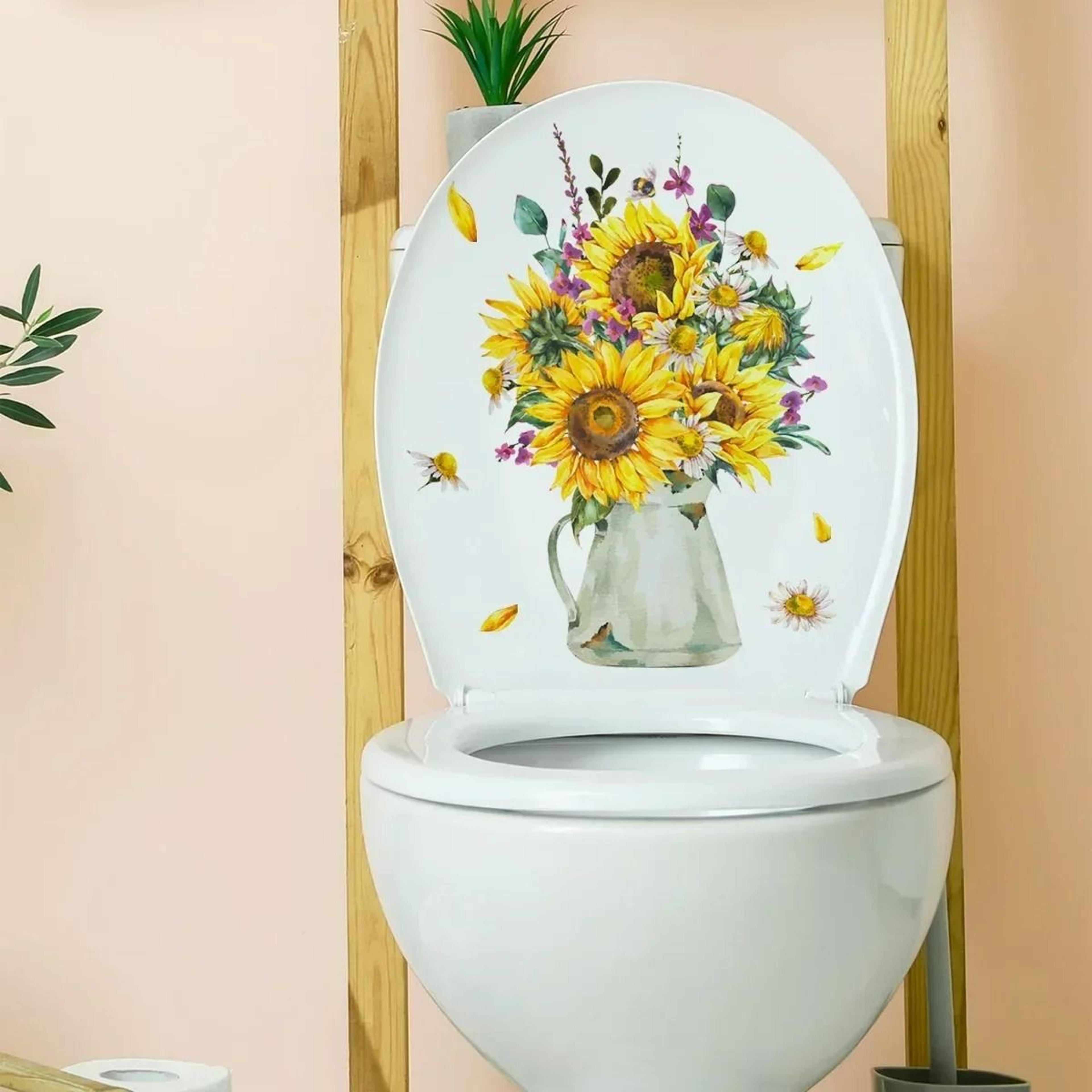 LeafLush Botanical Toilet Decor Stickers 18