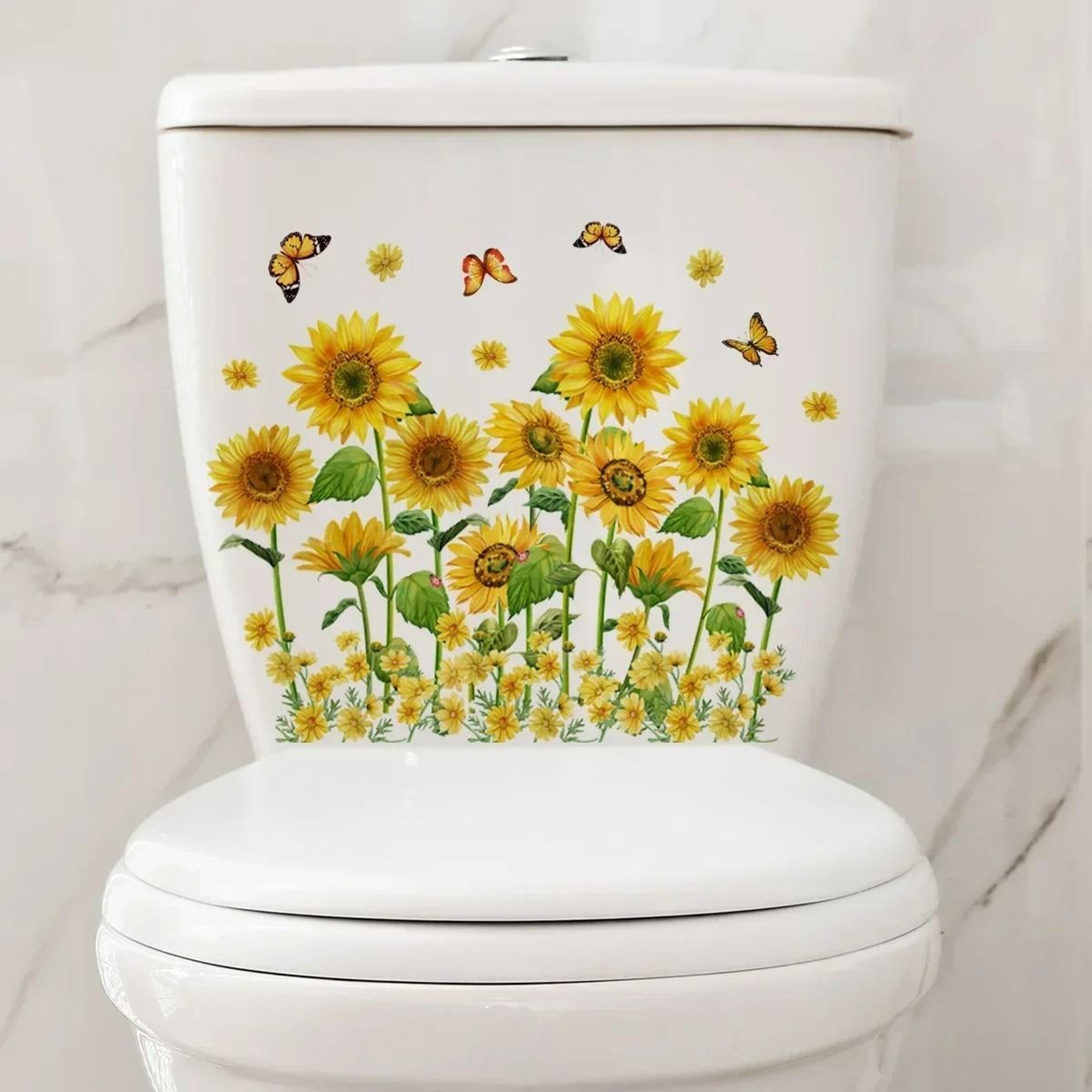 LeafLush Botanical Toilet Decor Stickers 19