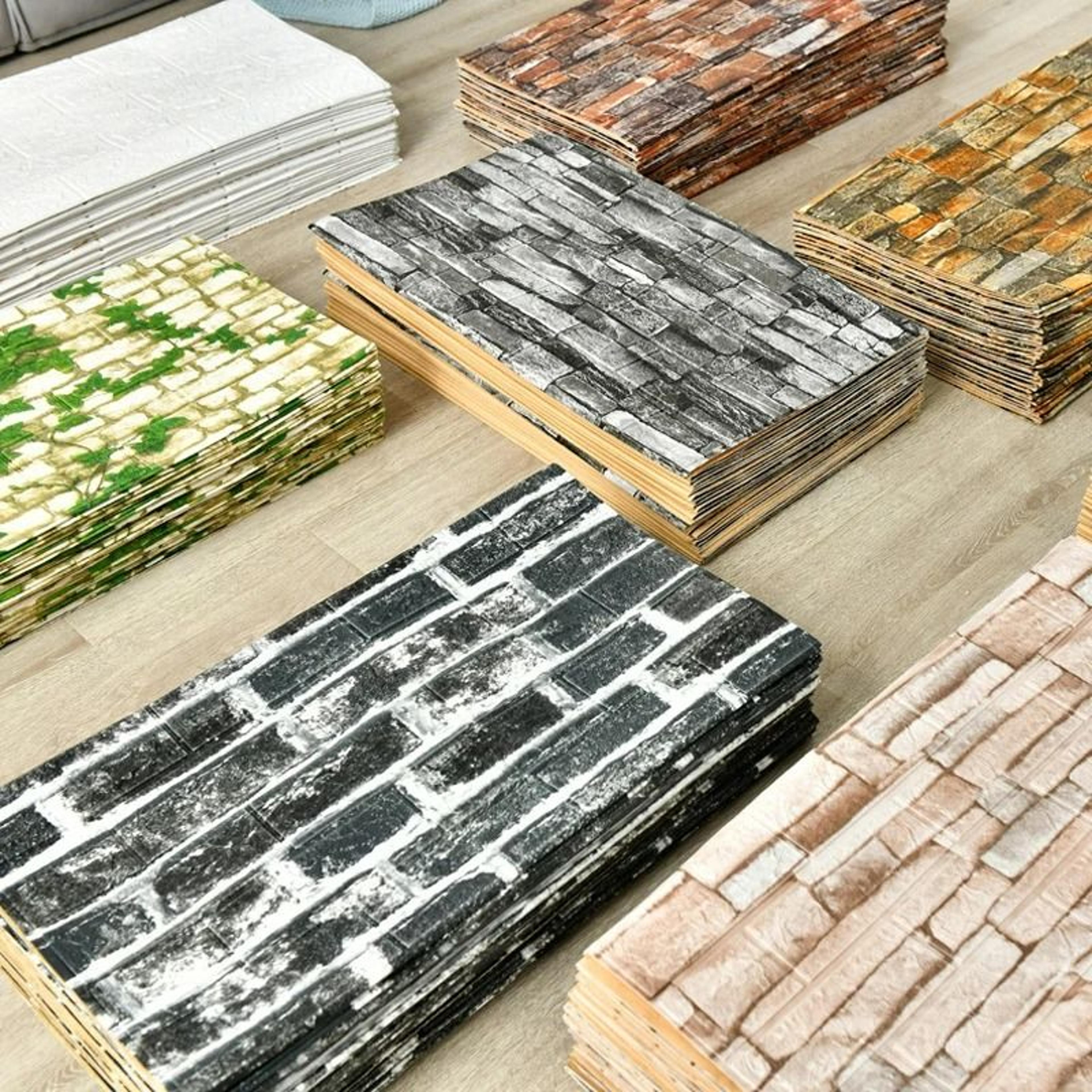 BrickHaven Retro 3D Wallcovering 2