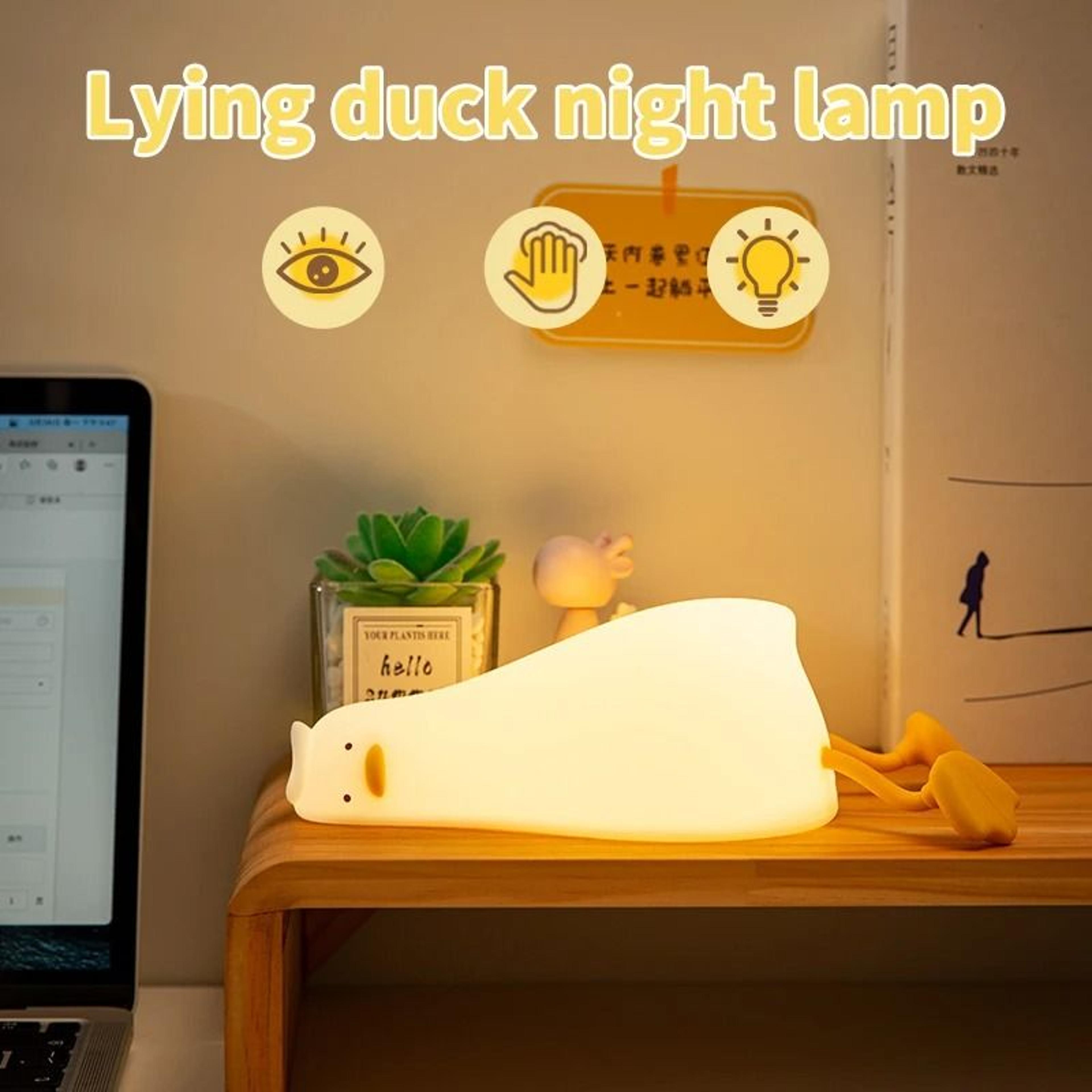 Sleepy Duck Silicone Night Light 1