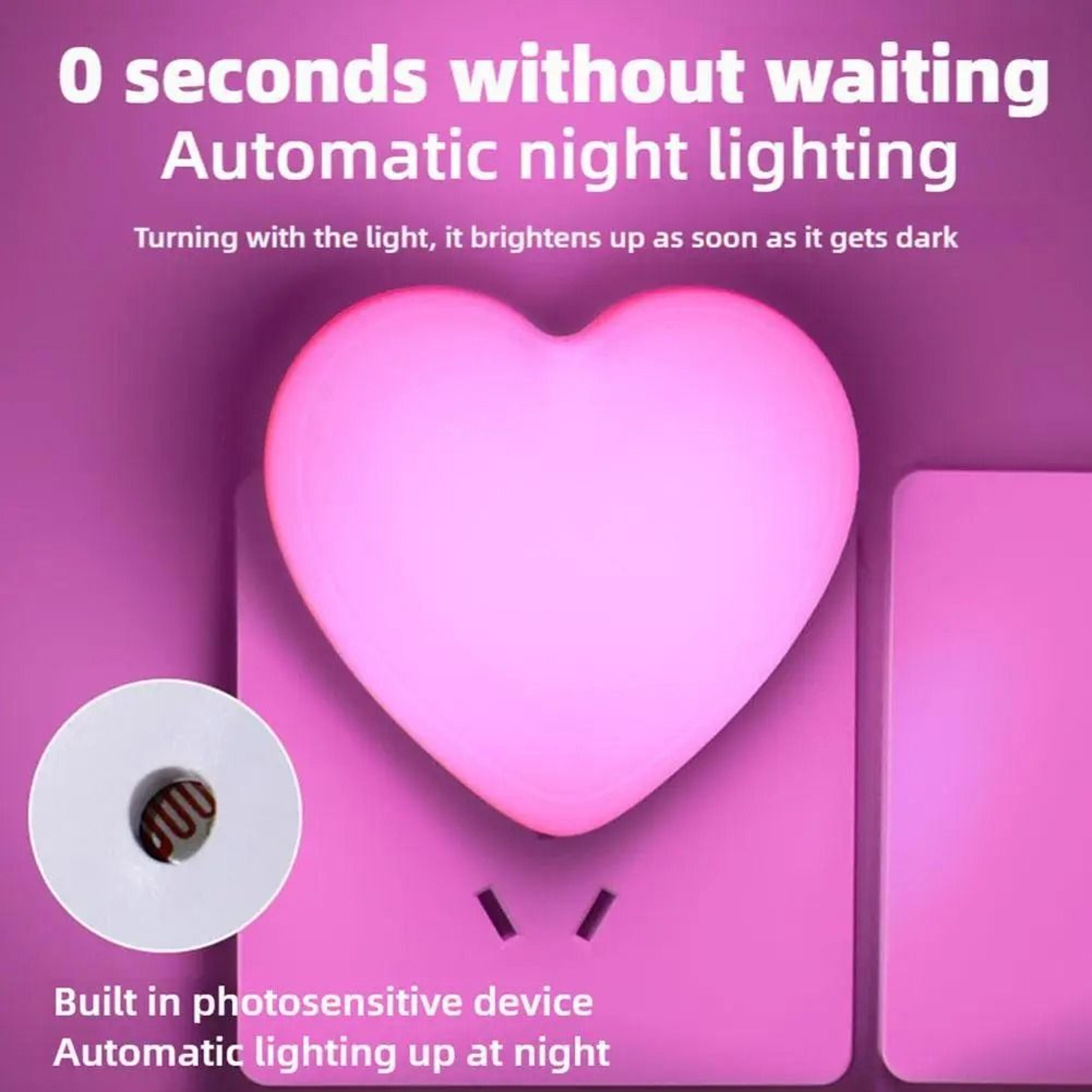 Heart Sensor Plug In Night Light 1