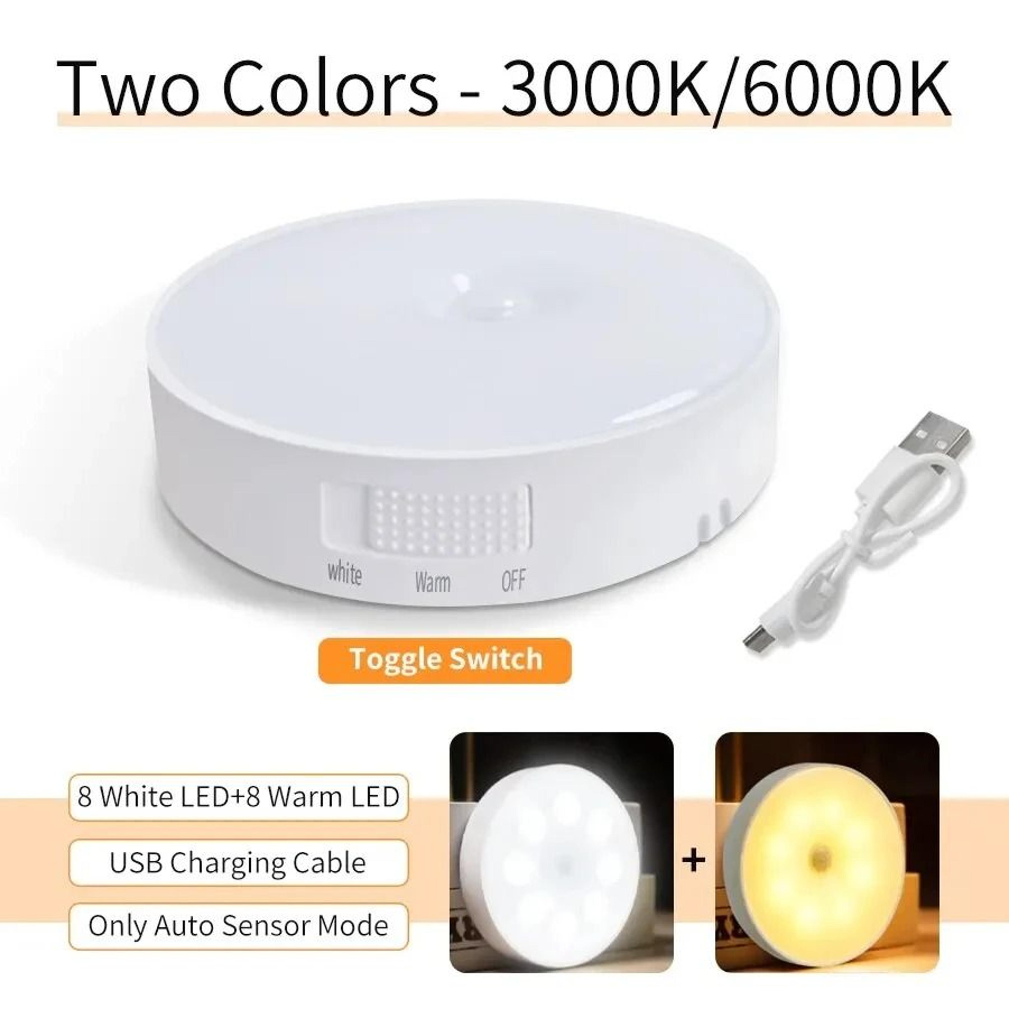 GlowSense Rechargeable Motion Night Light 9