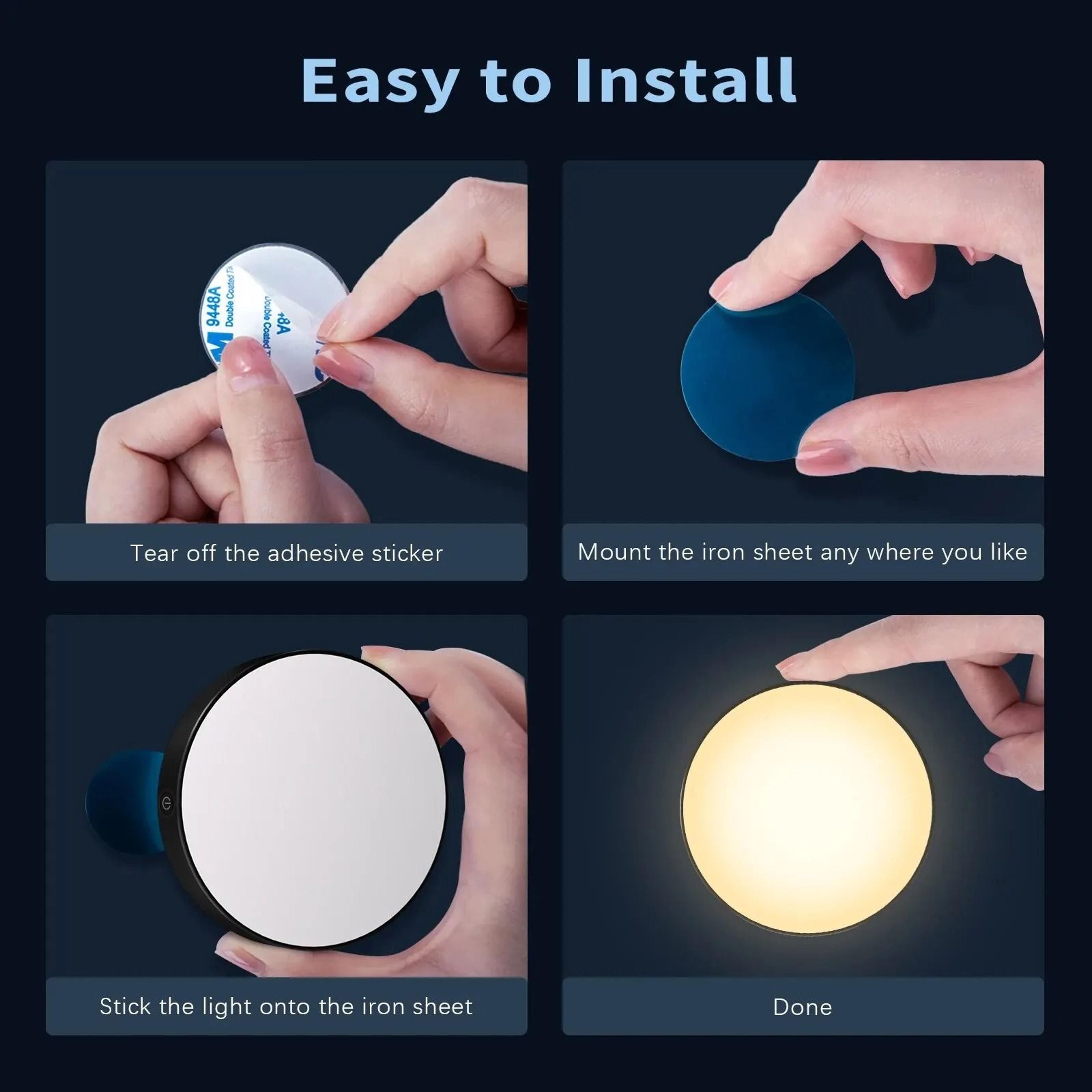 LumiPress Rechargeable Touch Light 5