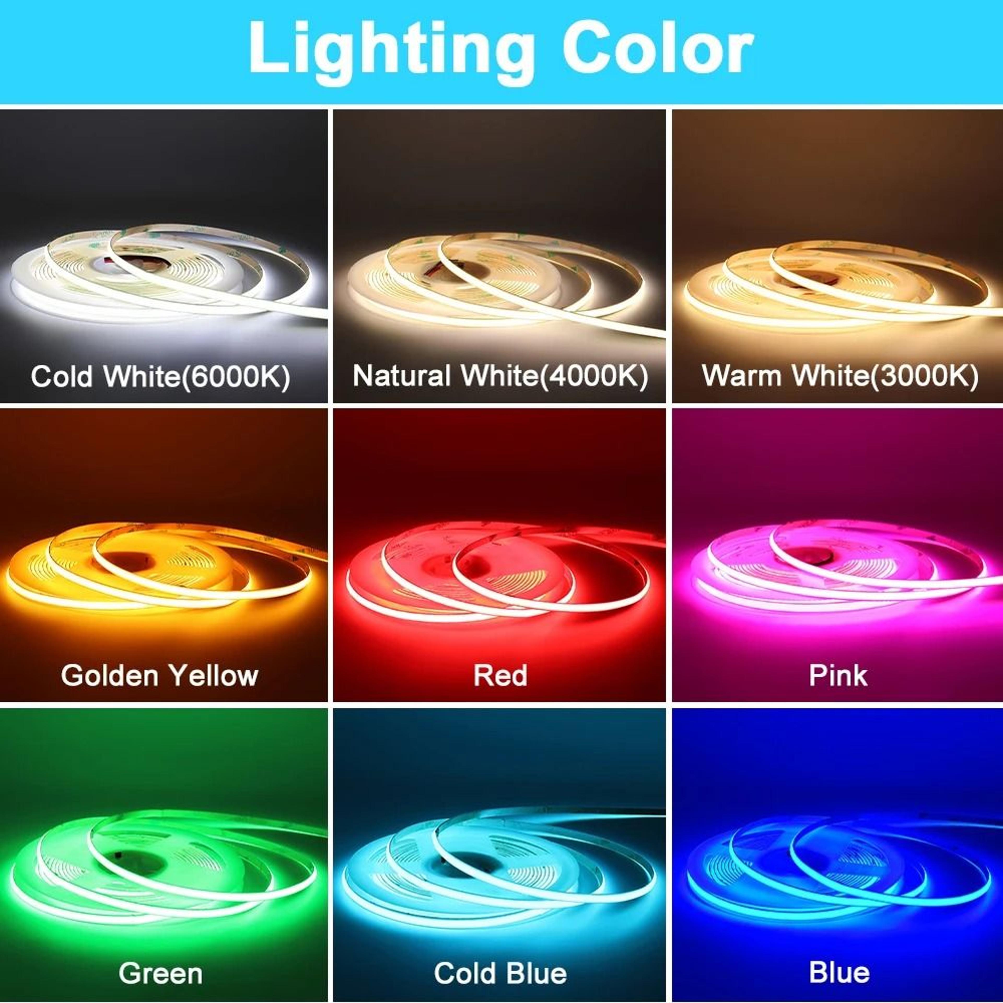 ColorFlow Dimmable COB Strip Light 1