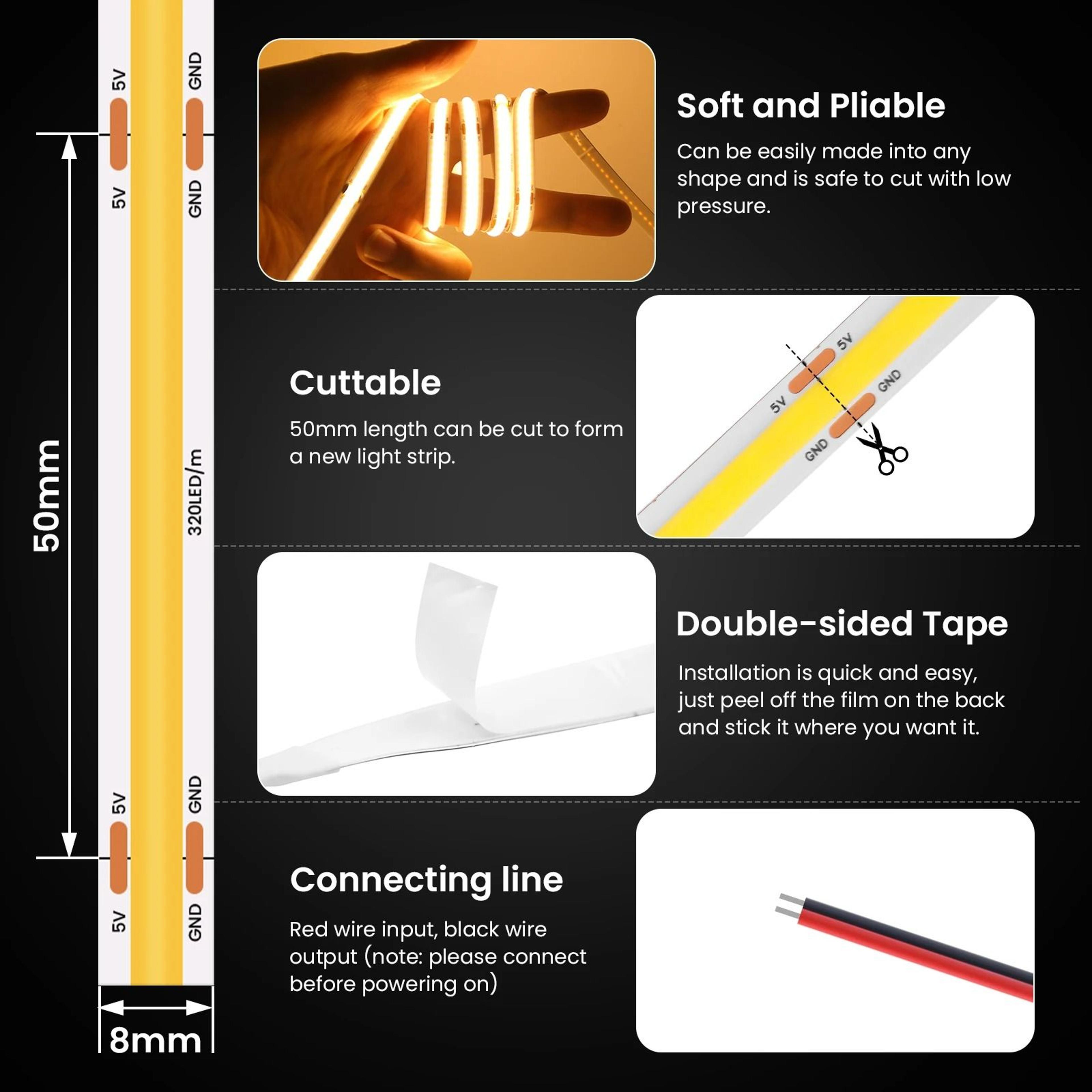 NanoBeam COB LED Tape 4