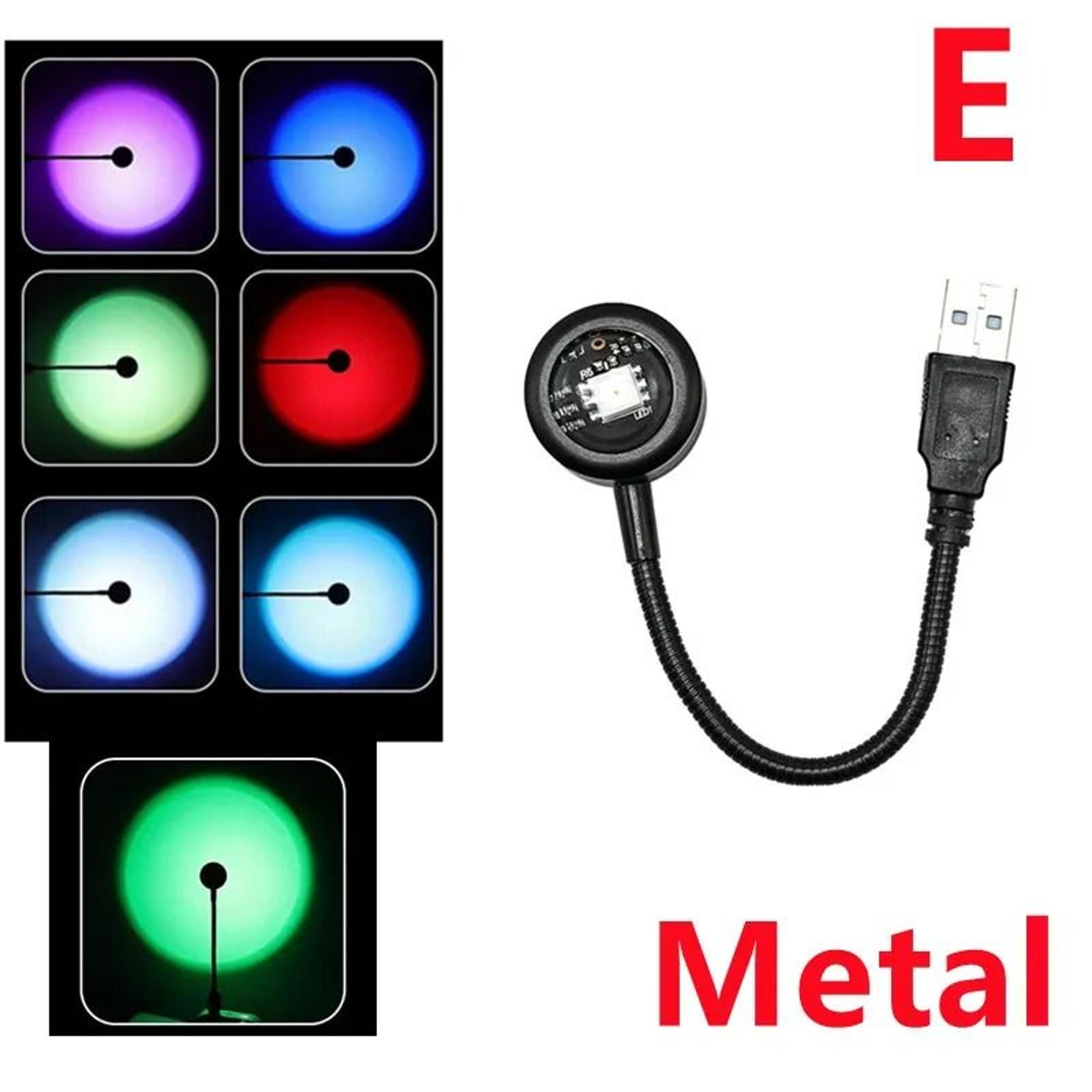 AuraDusk Rainbow Sunset Projector Lamp 12