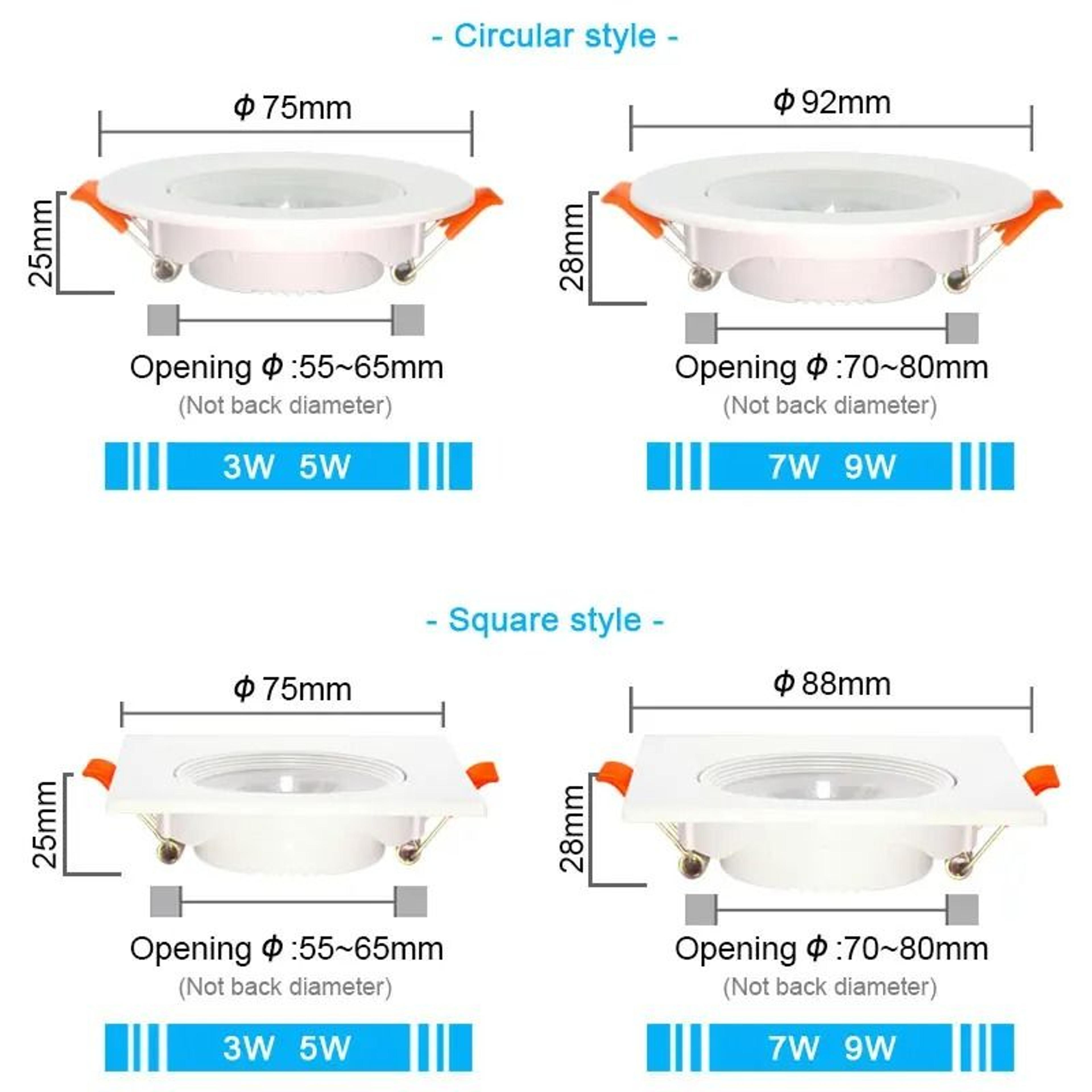PivotBeam Adjustable Downlight Set 2
