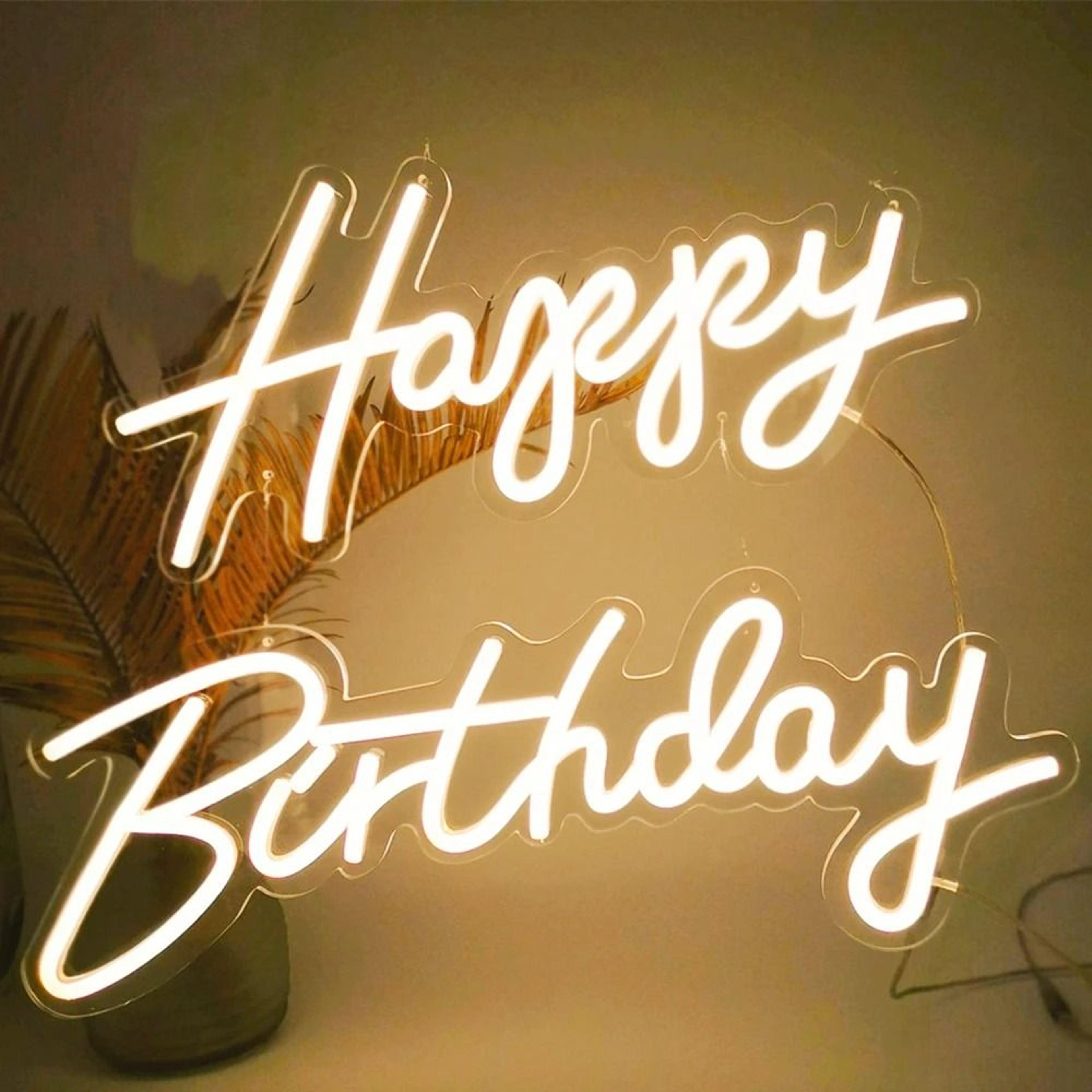 BirthdayWish Dimmable Neon Sign 1