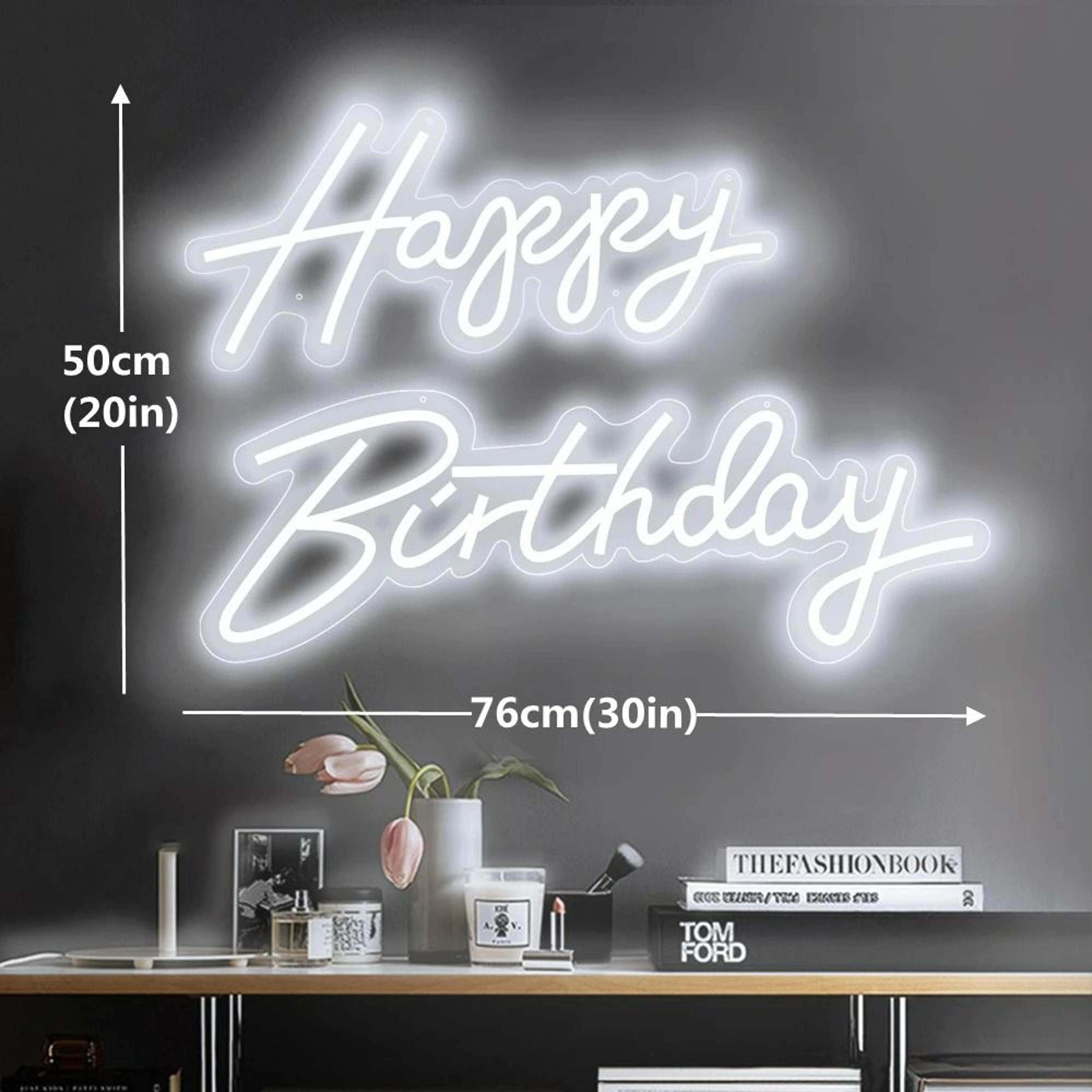 BirthdayWish Dimmable Neon Sign 14