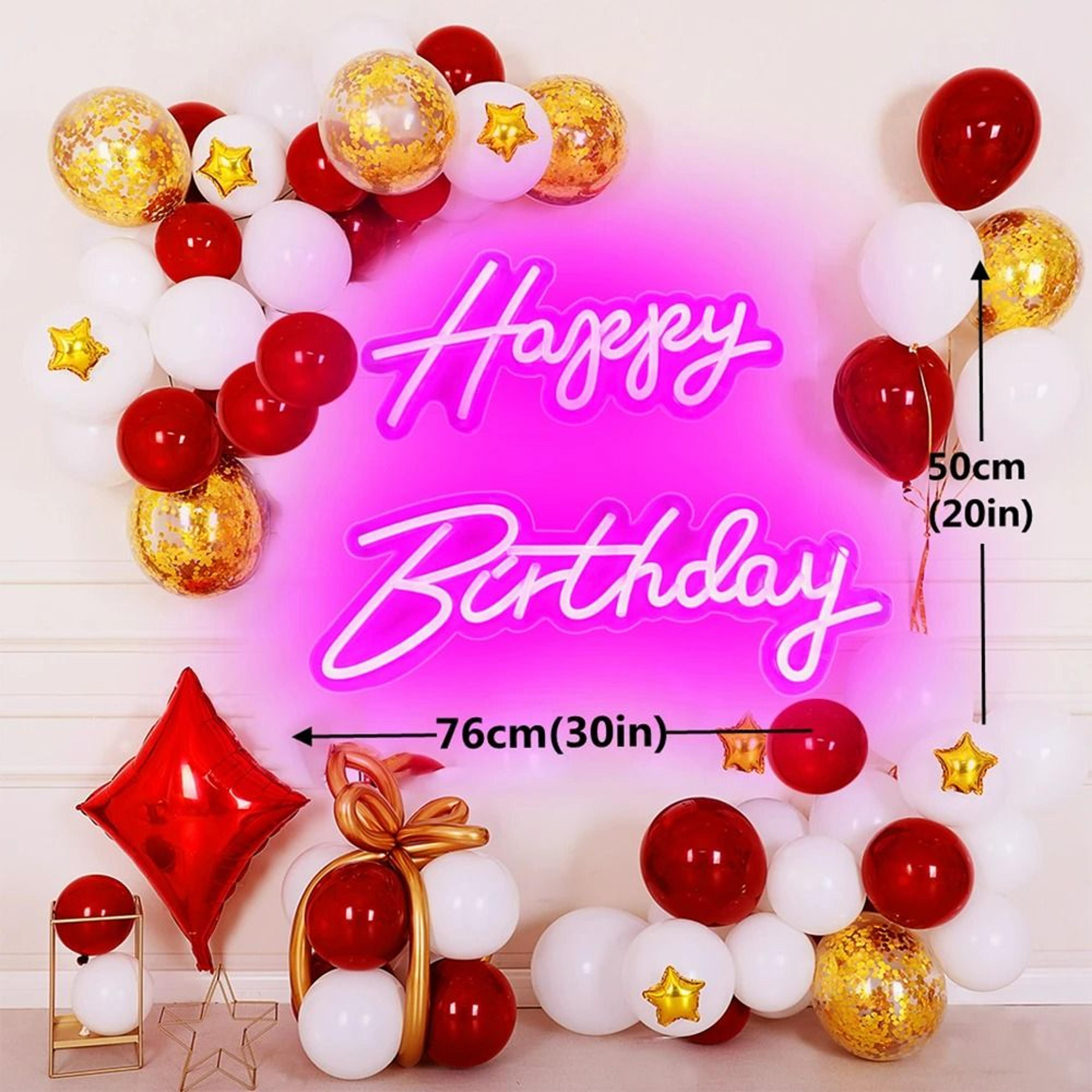 BirthdayWish Dimmable Neon Sign 16