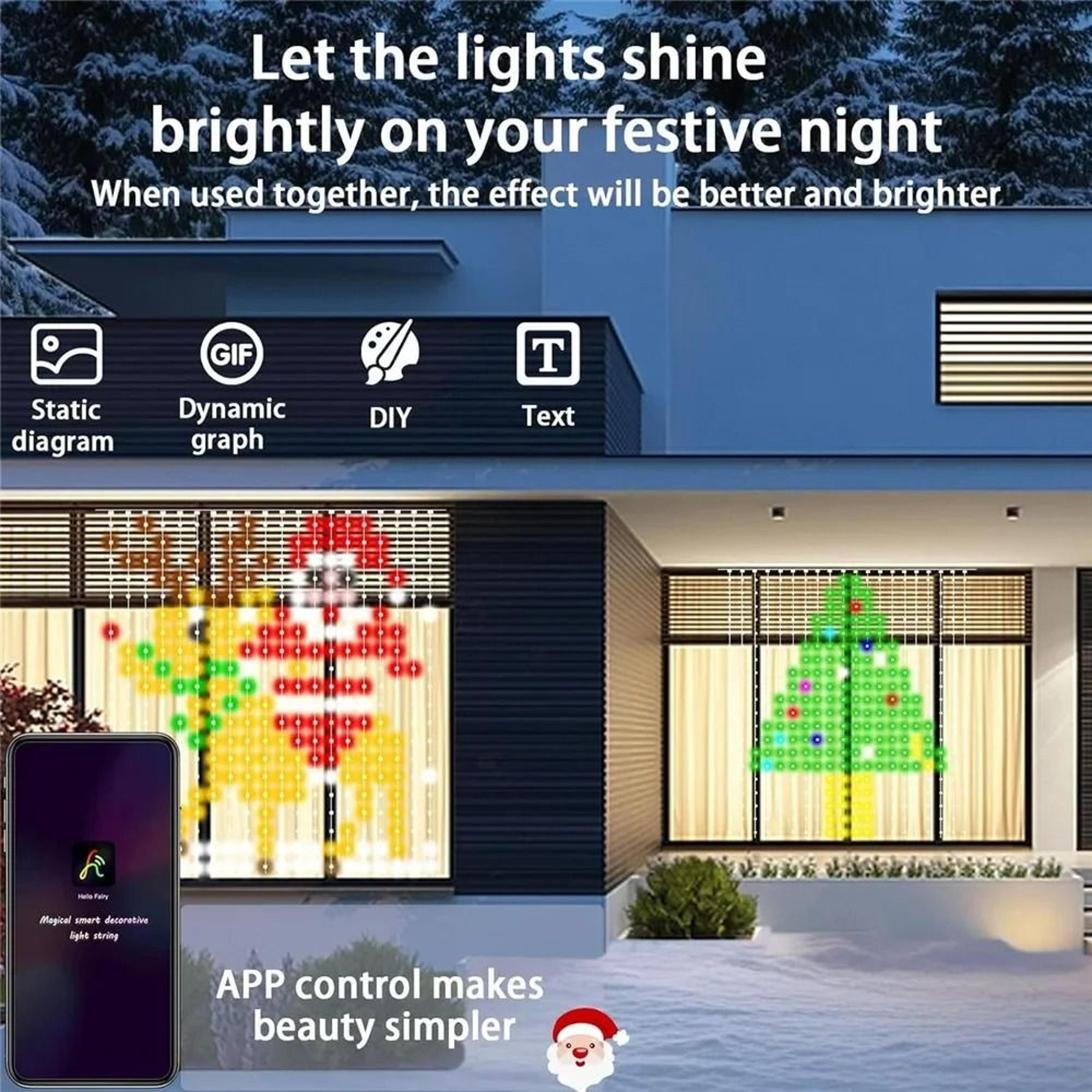 PixelWave Music Curtain Lights 5