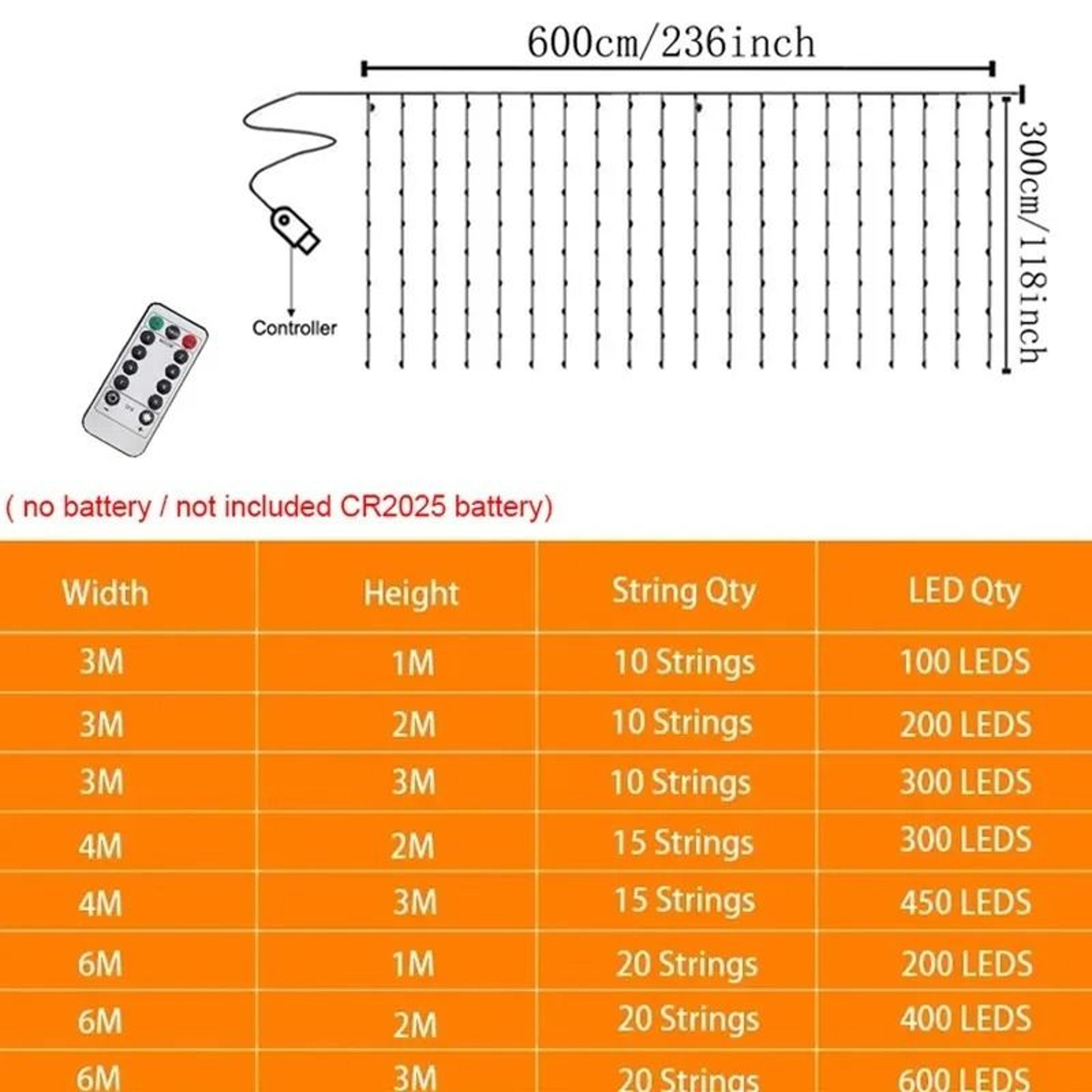 Glowfall USB Curtain Lights 6