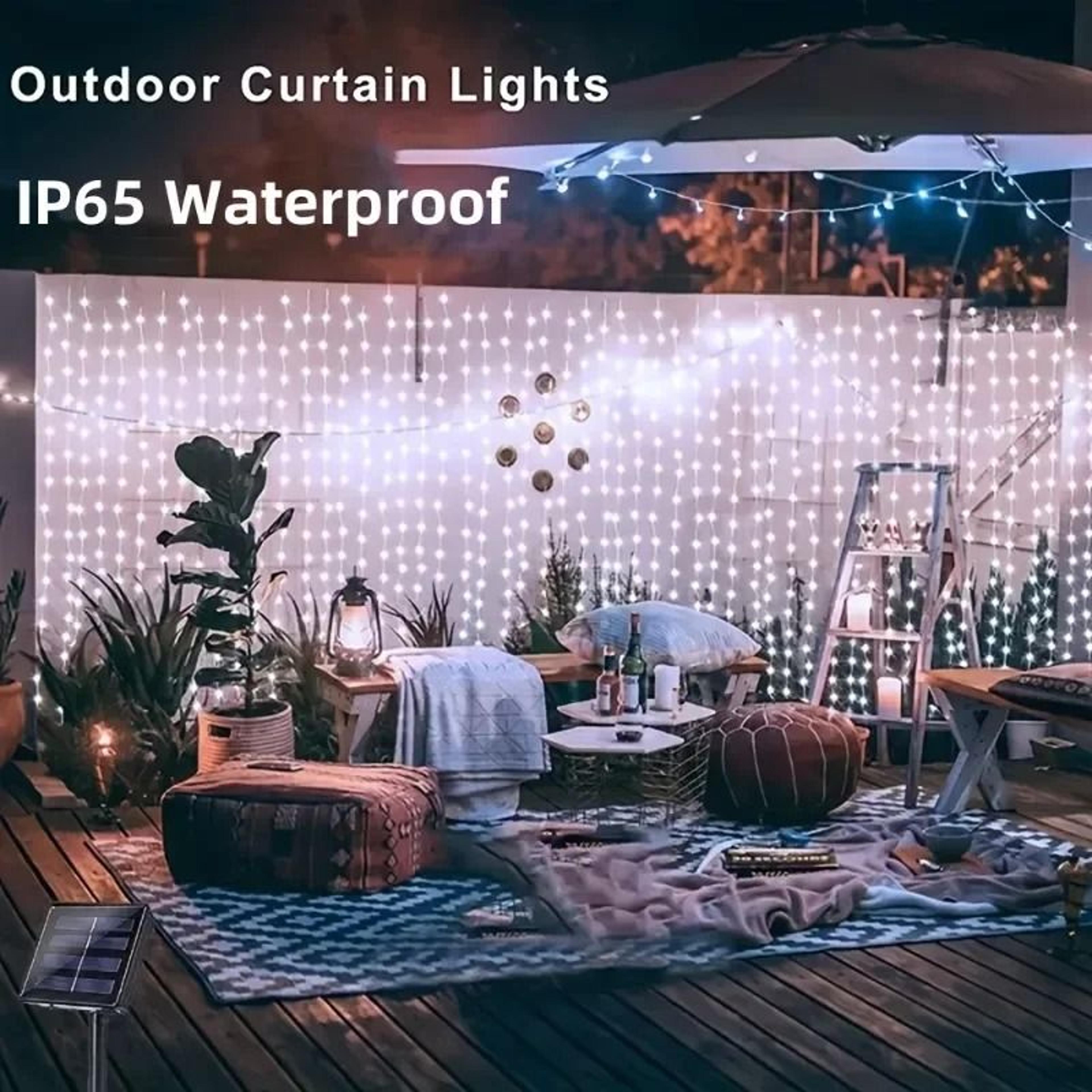 SunGlow Solar Curtain Lights 1