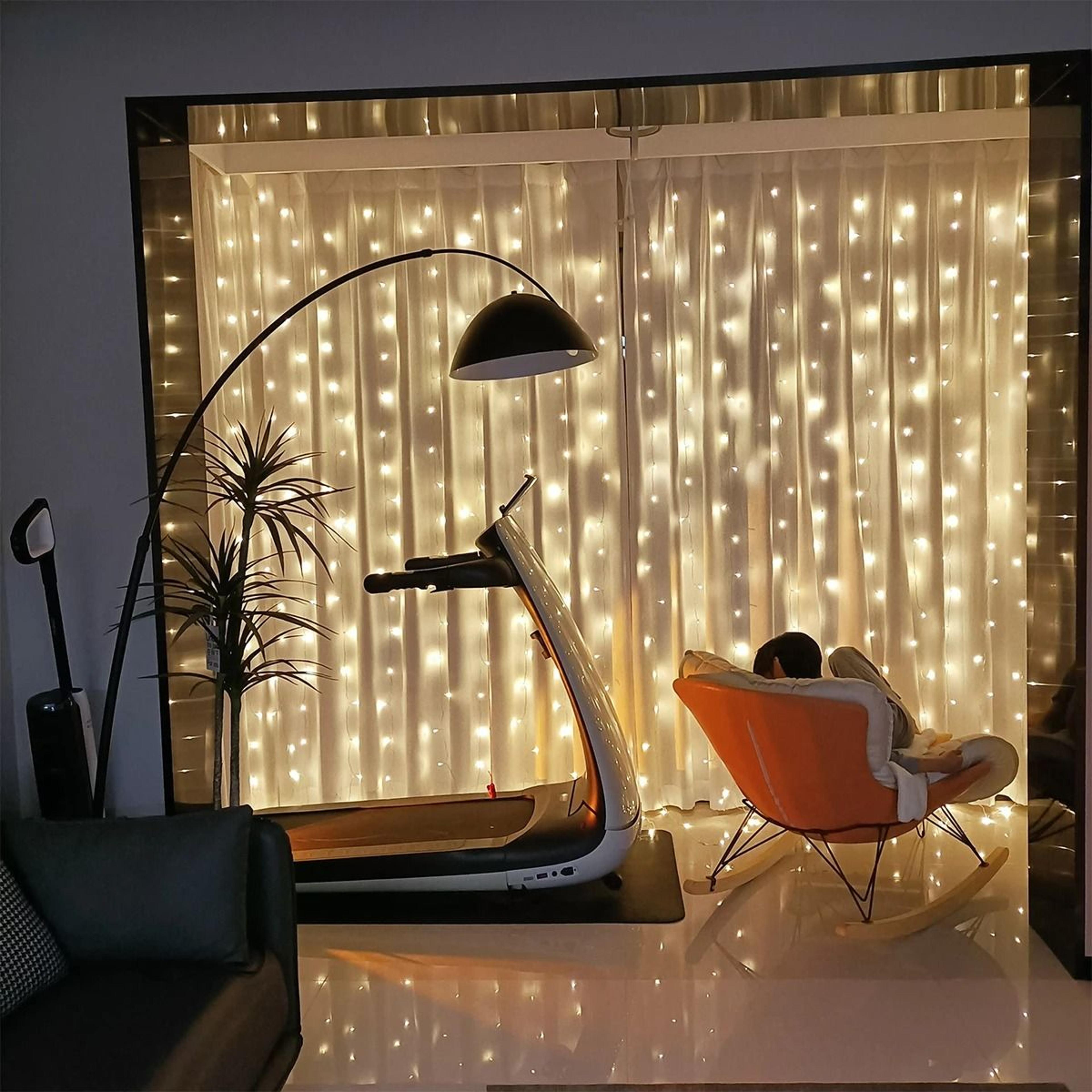CopperGlow Remote Curtain Lights 1