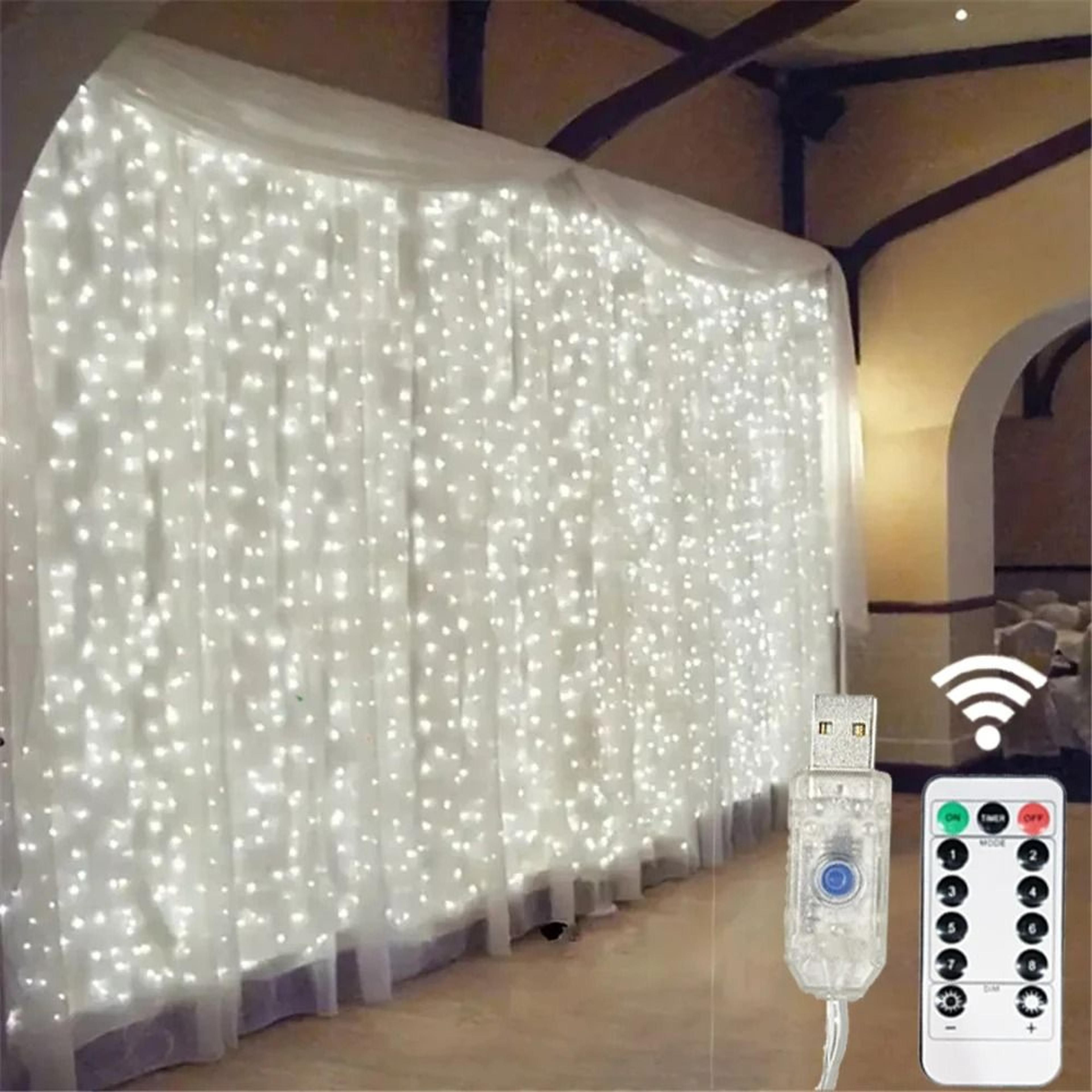 NoorSpan Wide USB Ramadan Curtain Lights With Remote 1