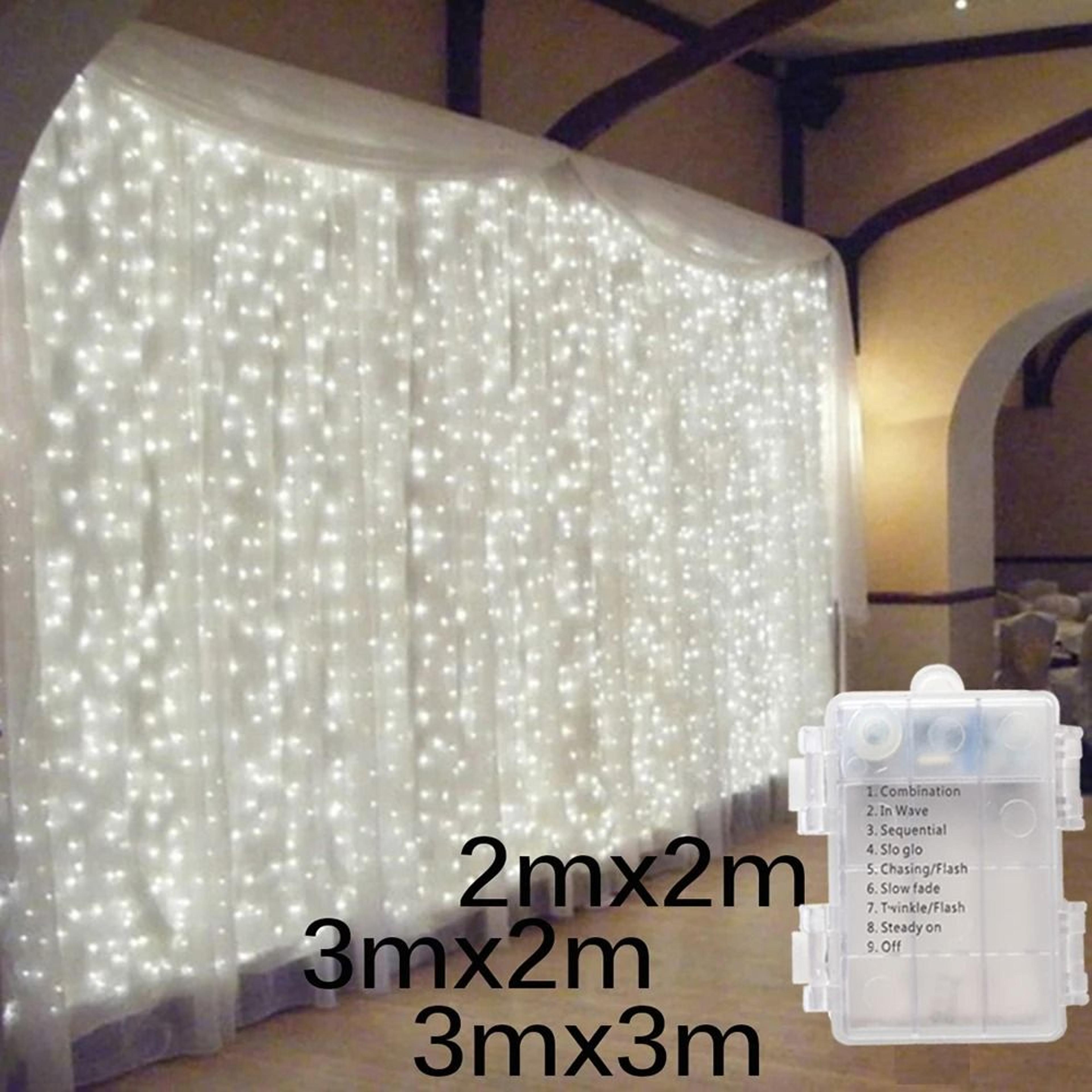 FrostDrop Battery Icicle Lights 0