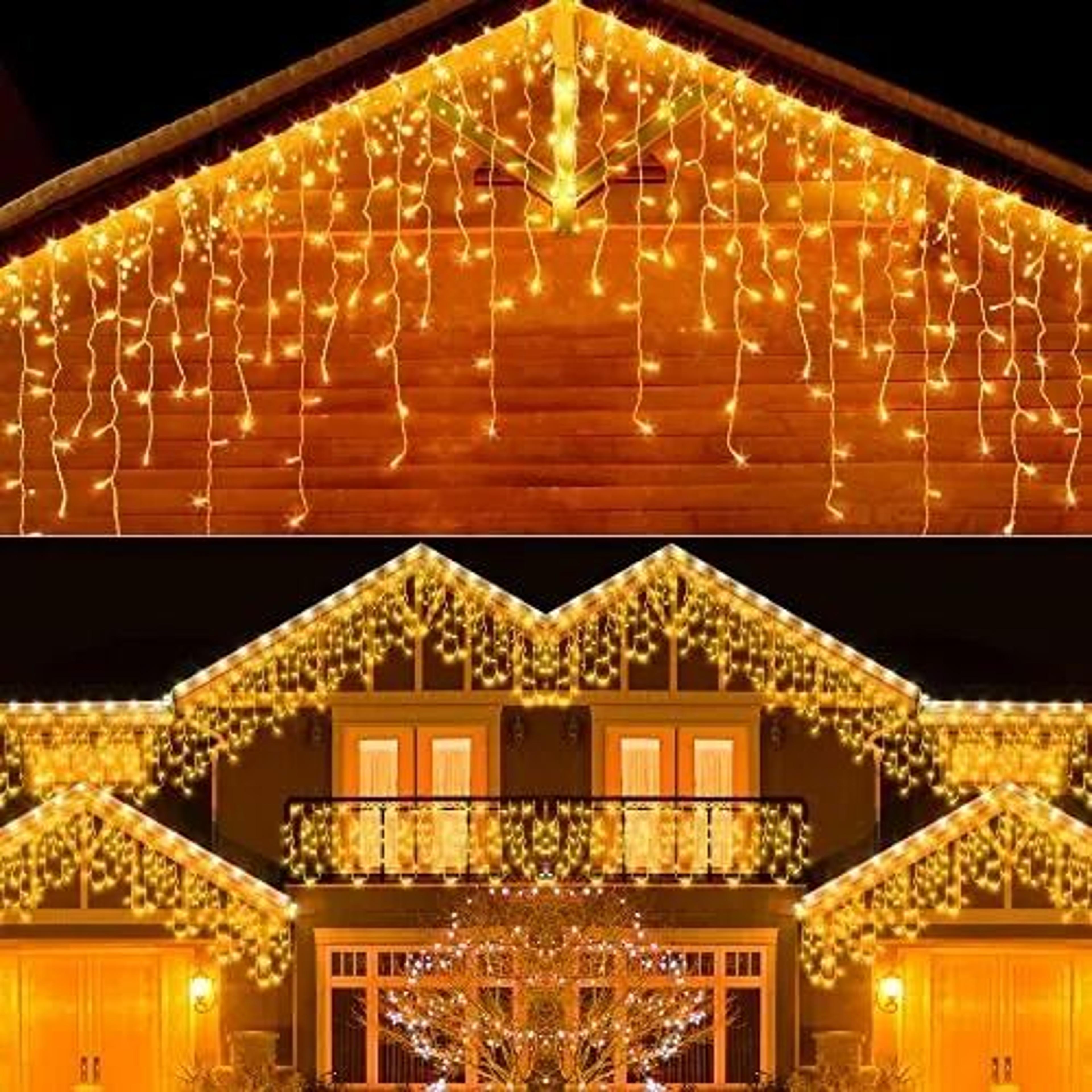 WinterCascade Outdoor Icicle Lights 7