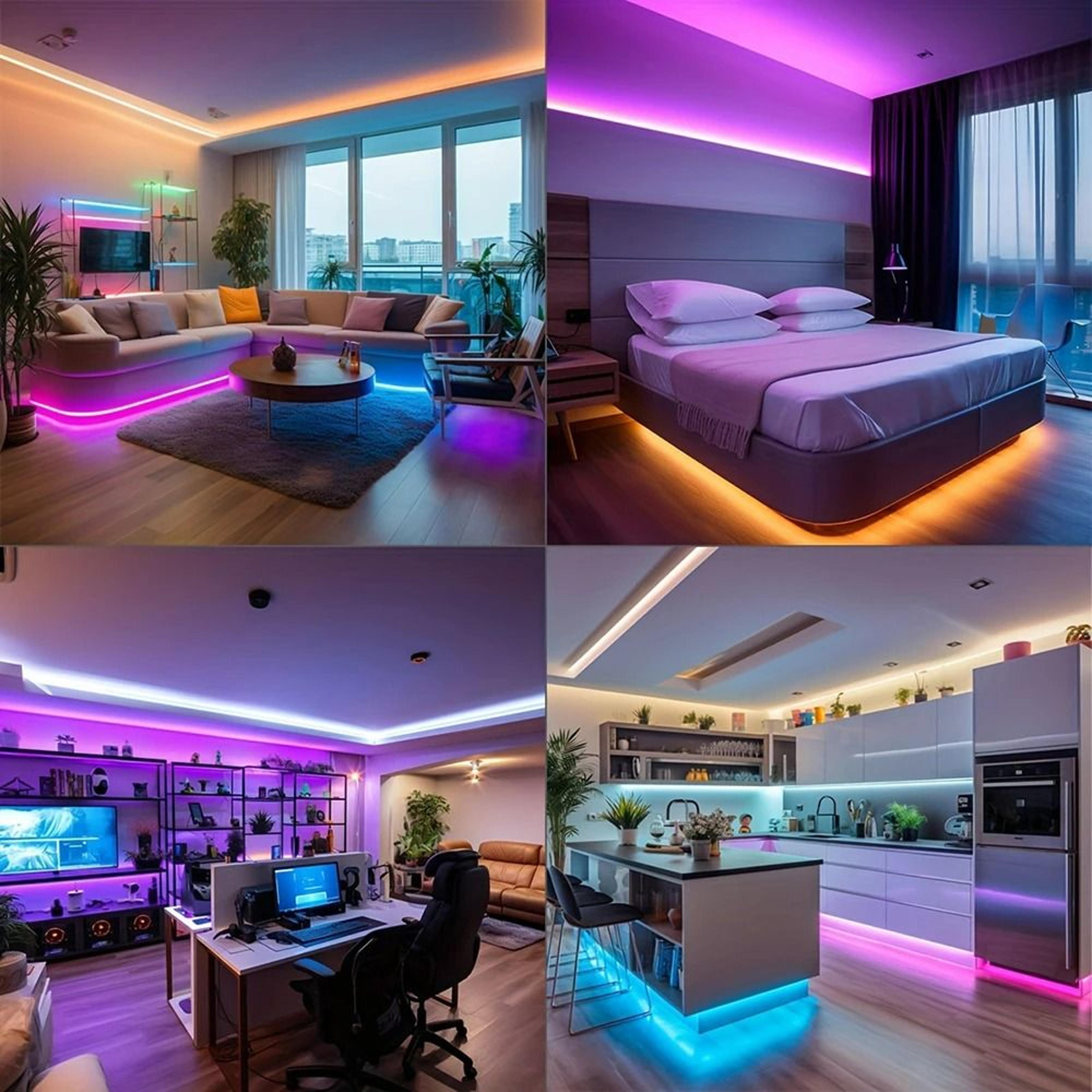 RhythmGlow RGB Room Lights 6