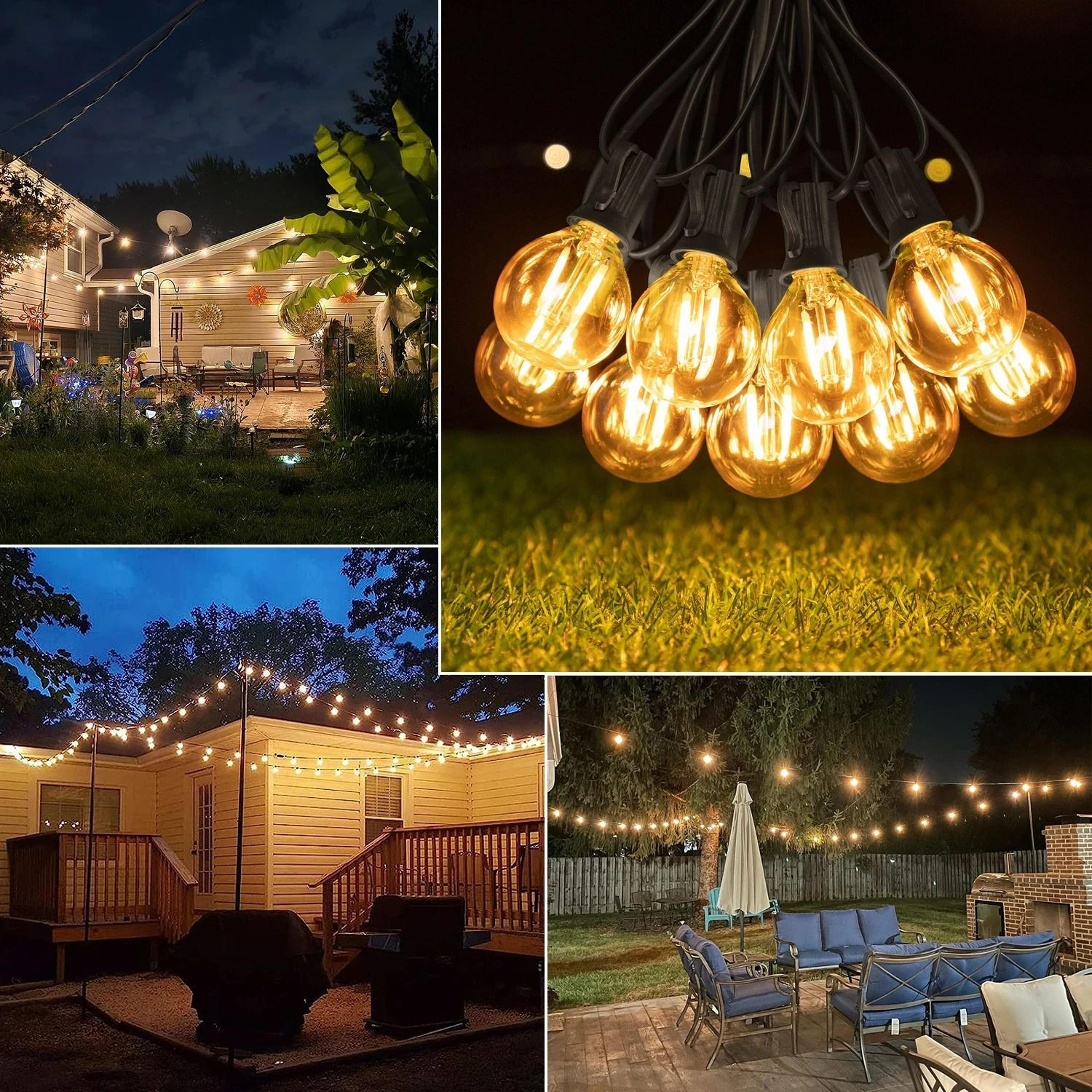 AmberLume G40 Patio Lights 6