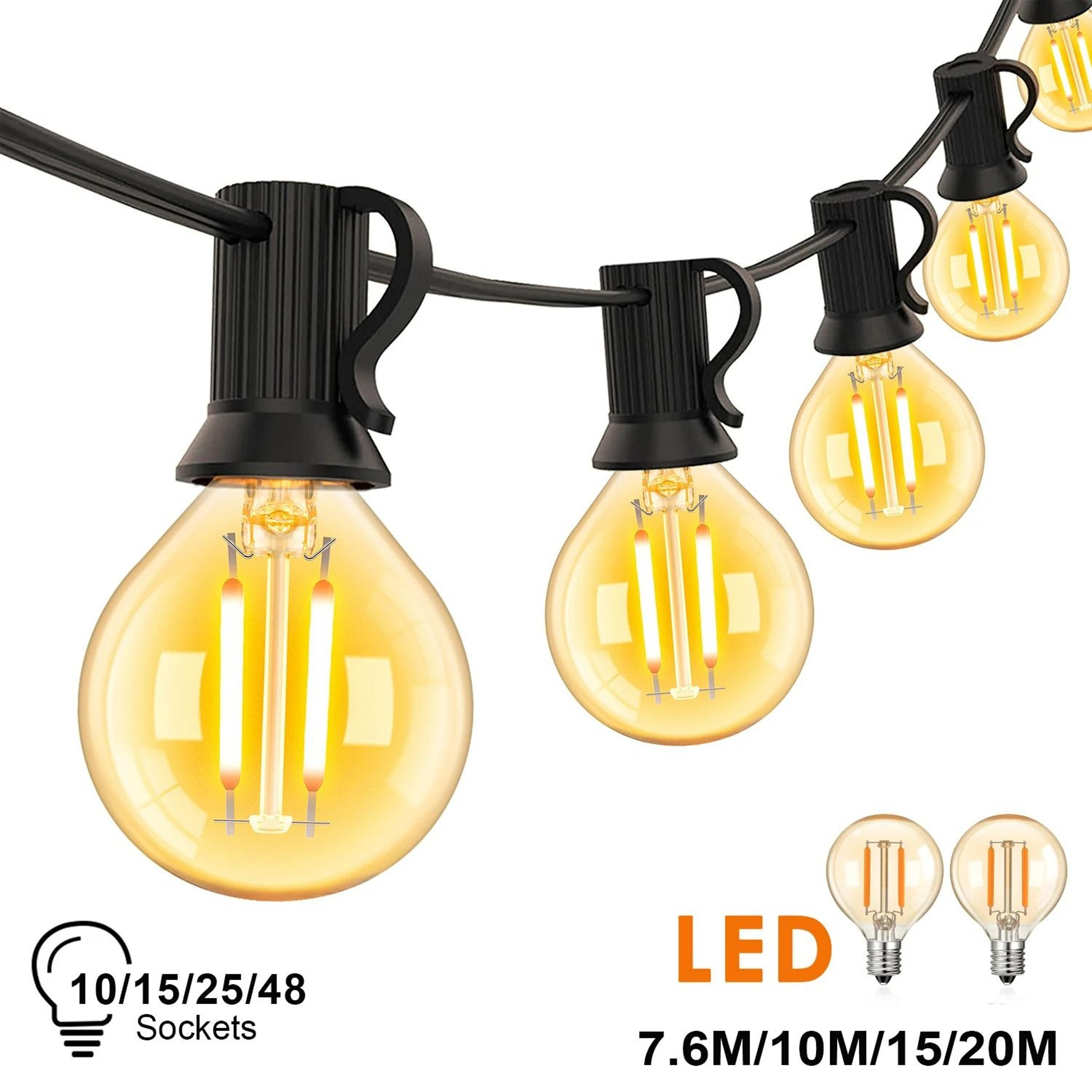 AmberLume G40 Patio Lights 1