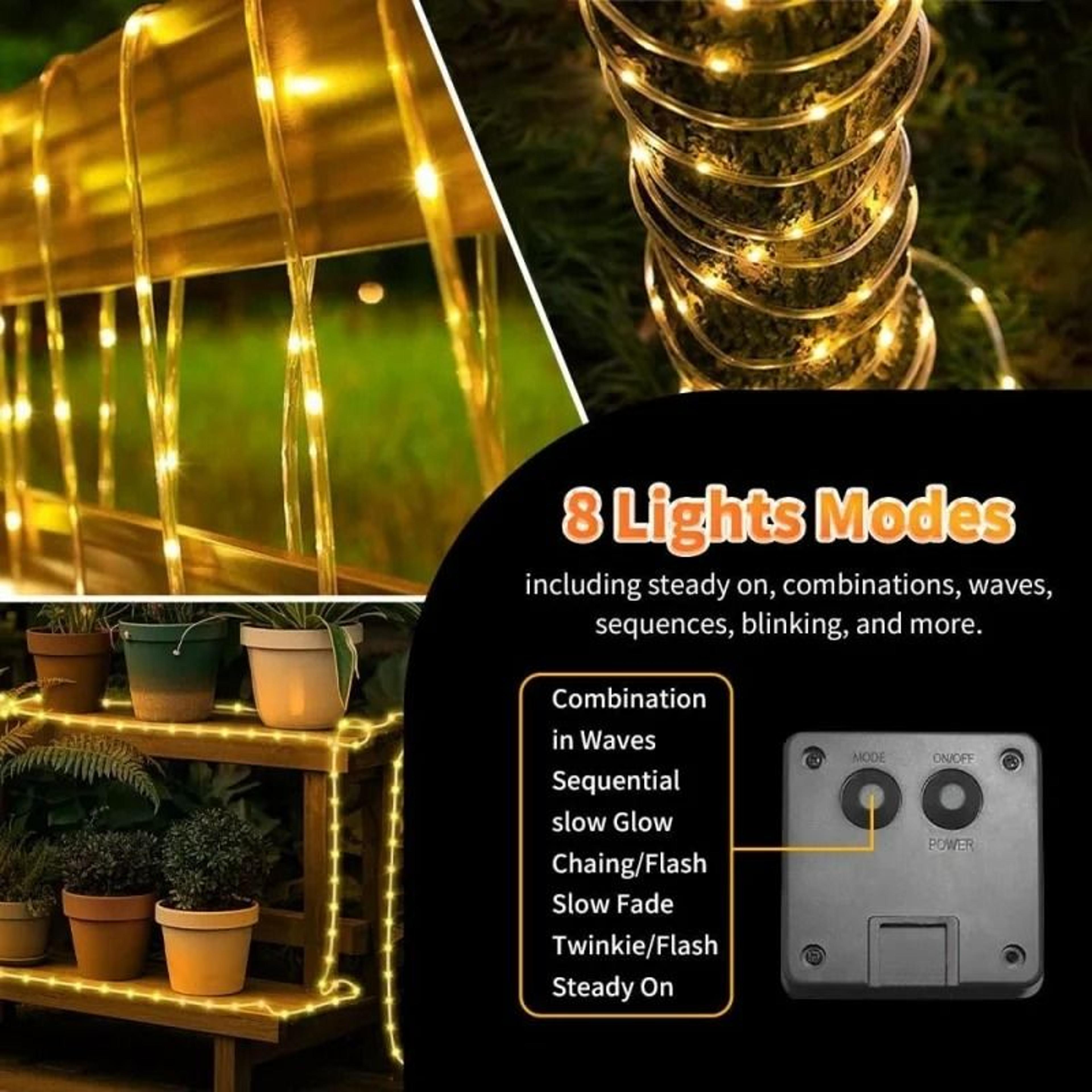 SolarGlow Outdoor Fairy Lights 2