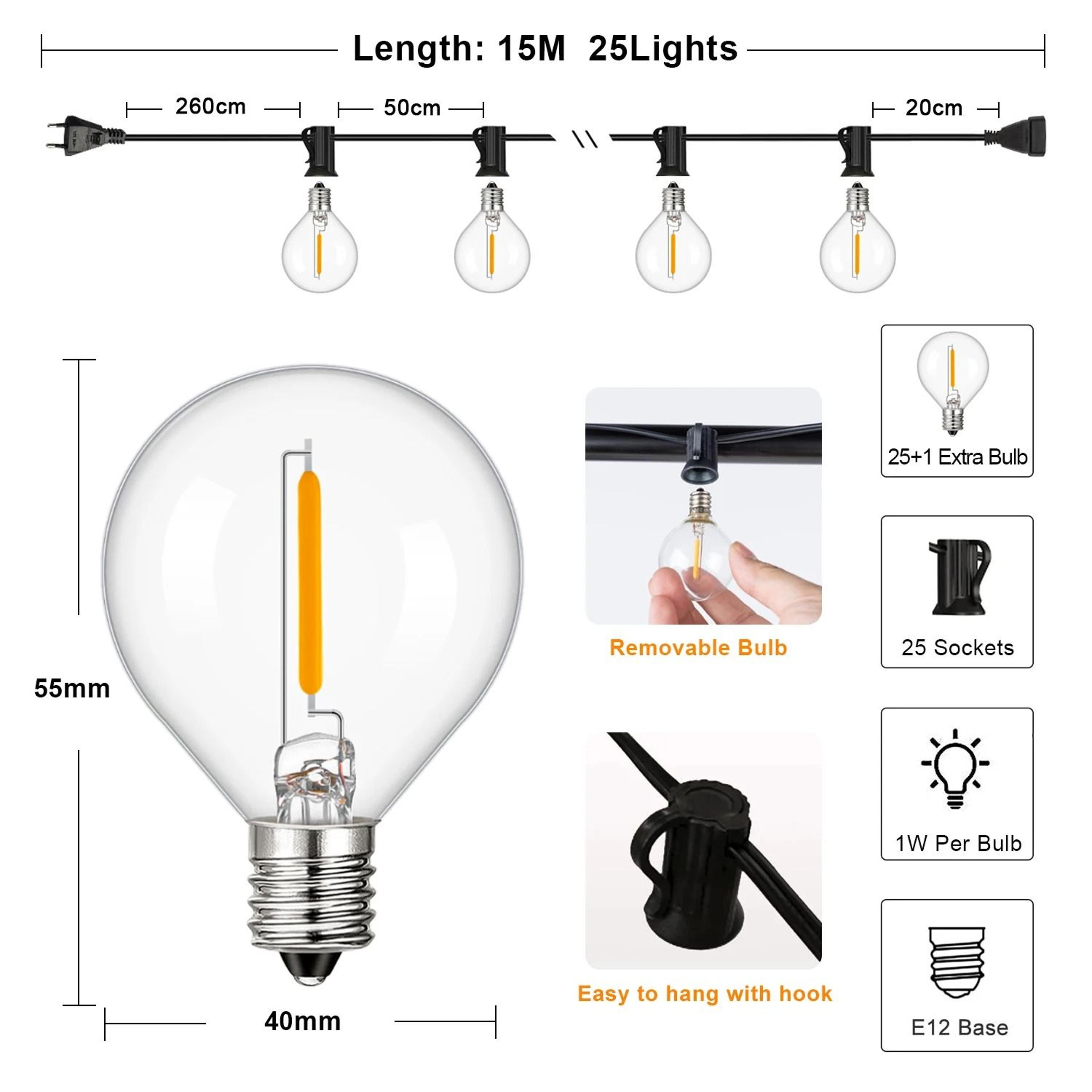 EverLume G40 Patio Lights 9