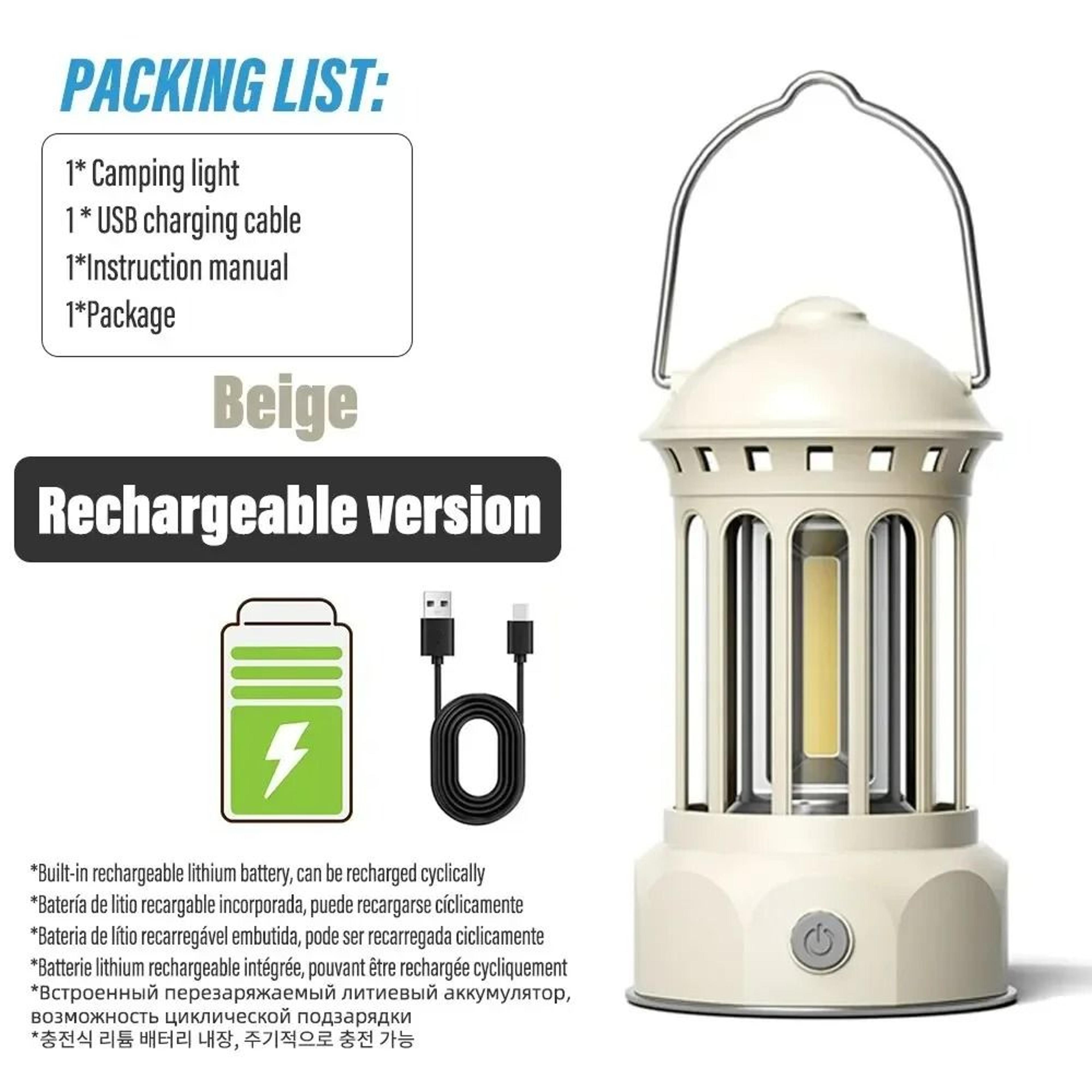 Aurelian Pillar Camping Lantern 10