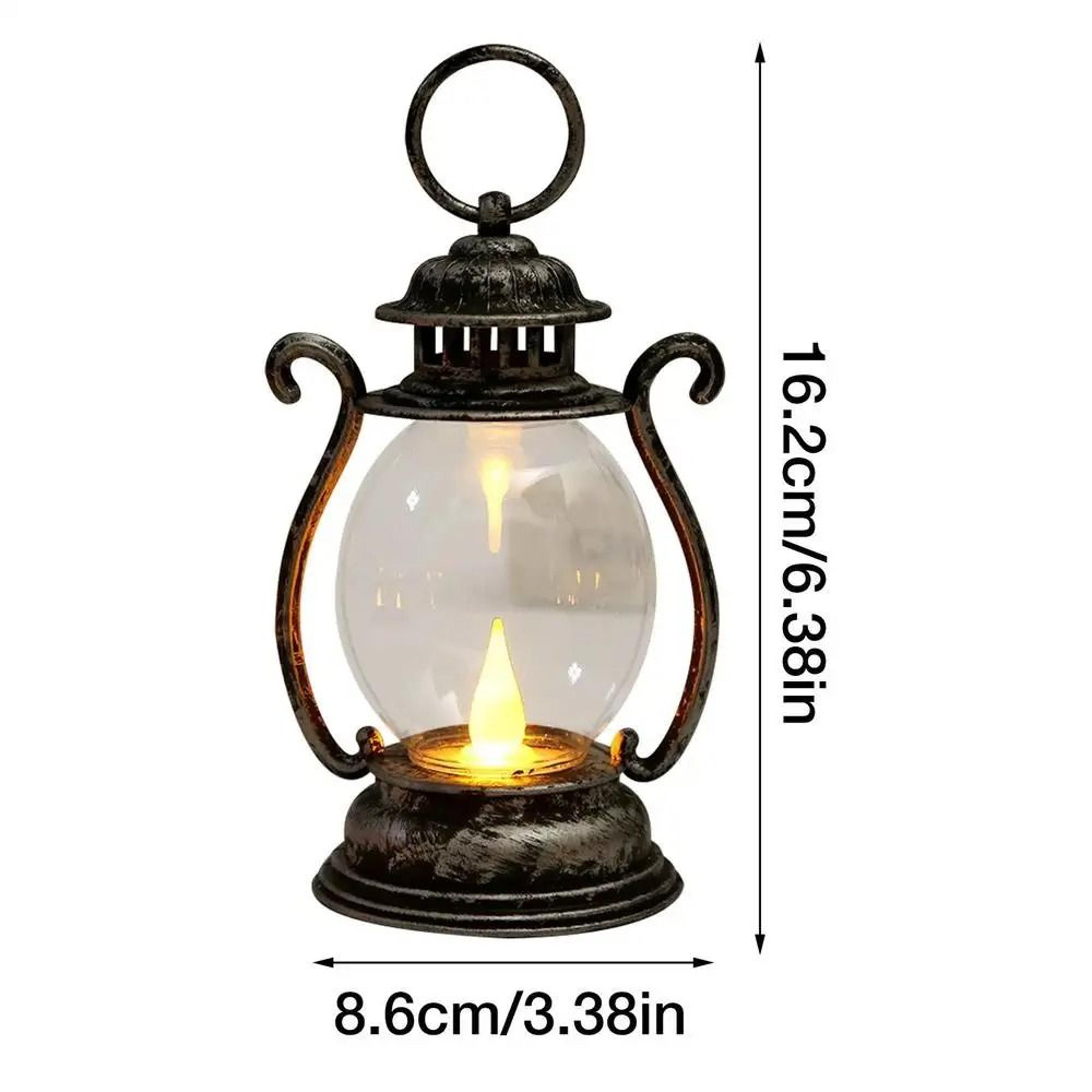 Fireside Aura Vintage LED Lantern 7