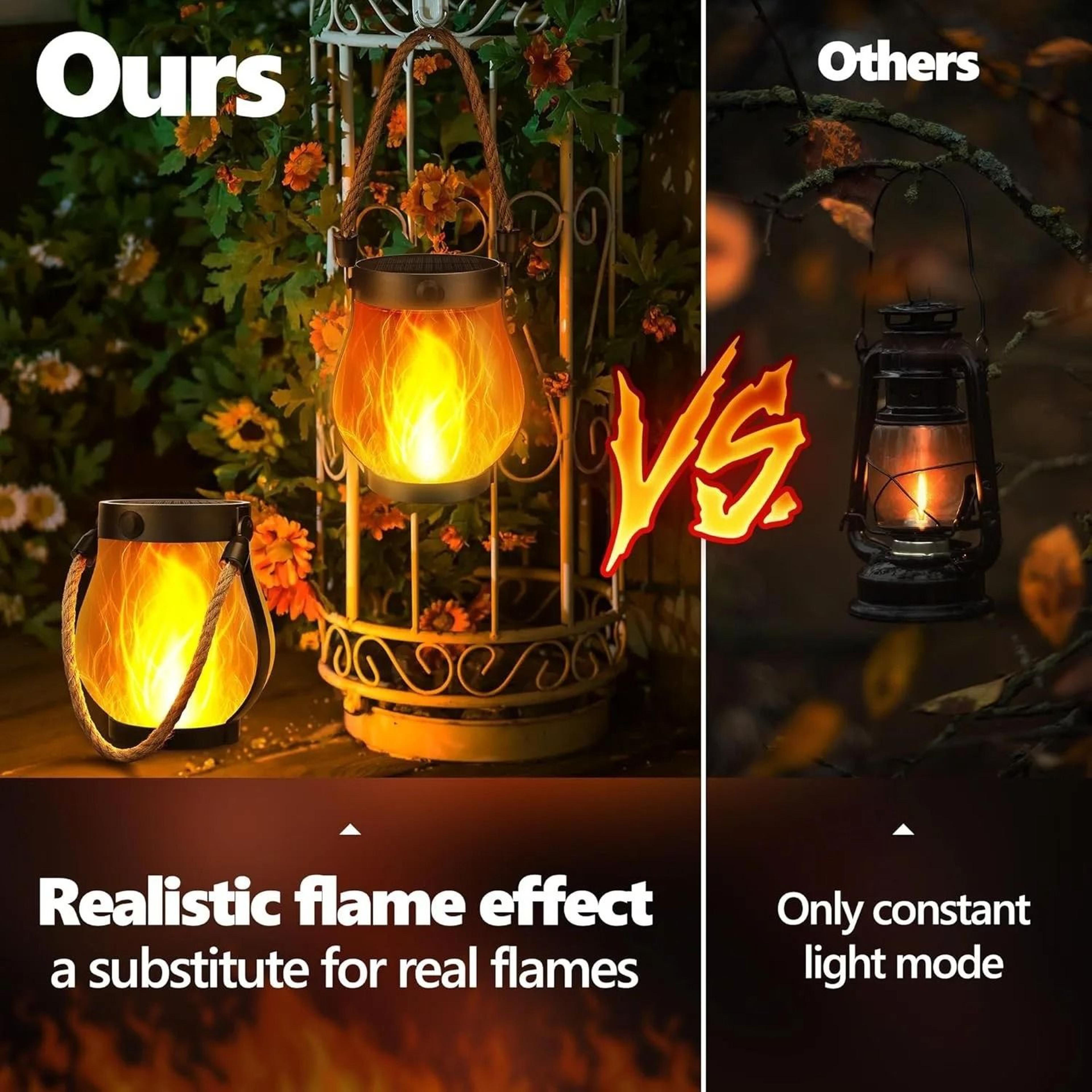 Solflare 3D Flame Hanging Lantern 4