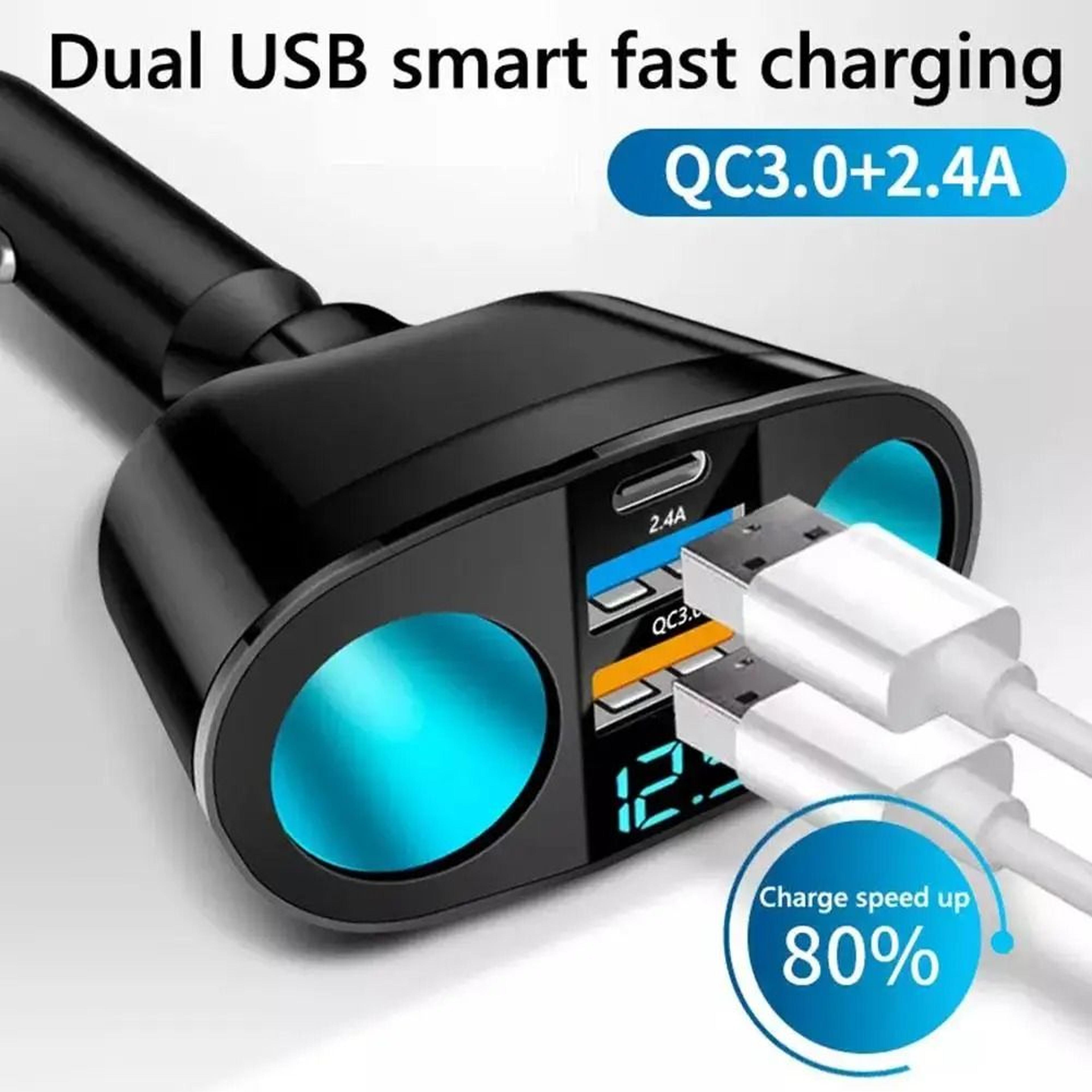 VoltPort Dual Socket Car Charger 1
