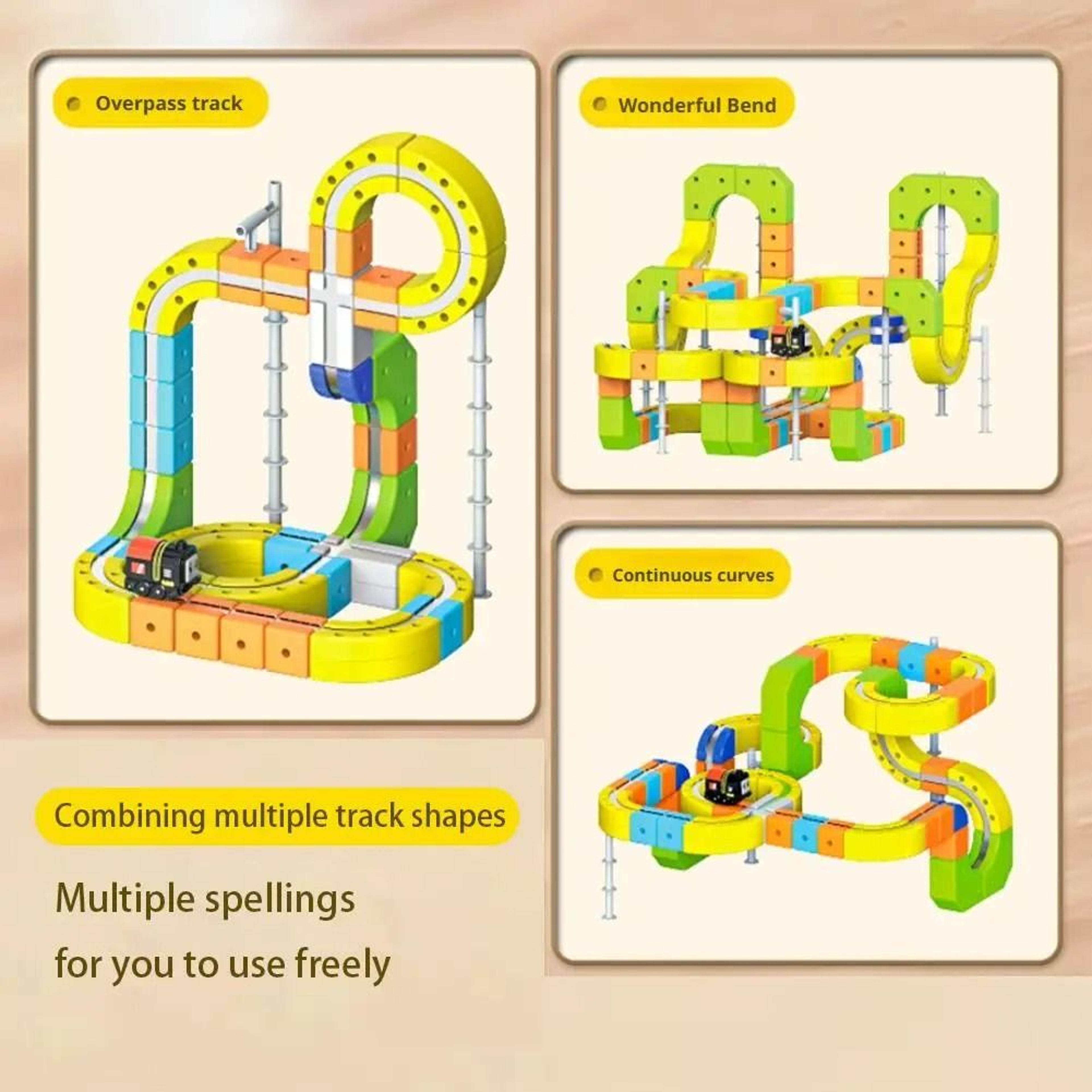 TrackForge Magnetic Train Blocks 3