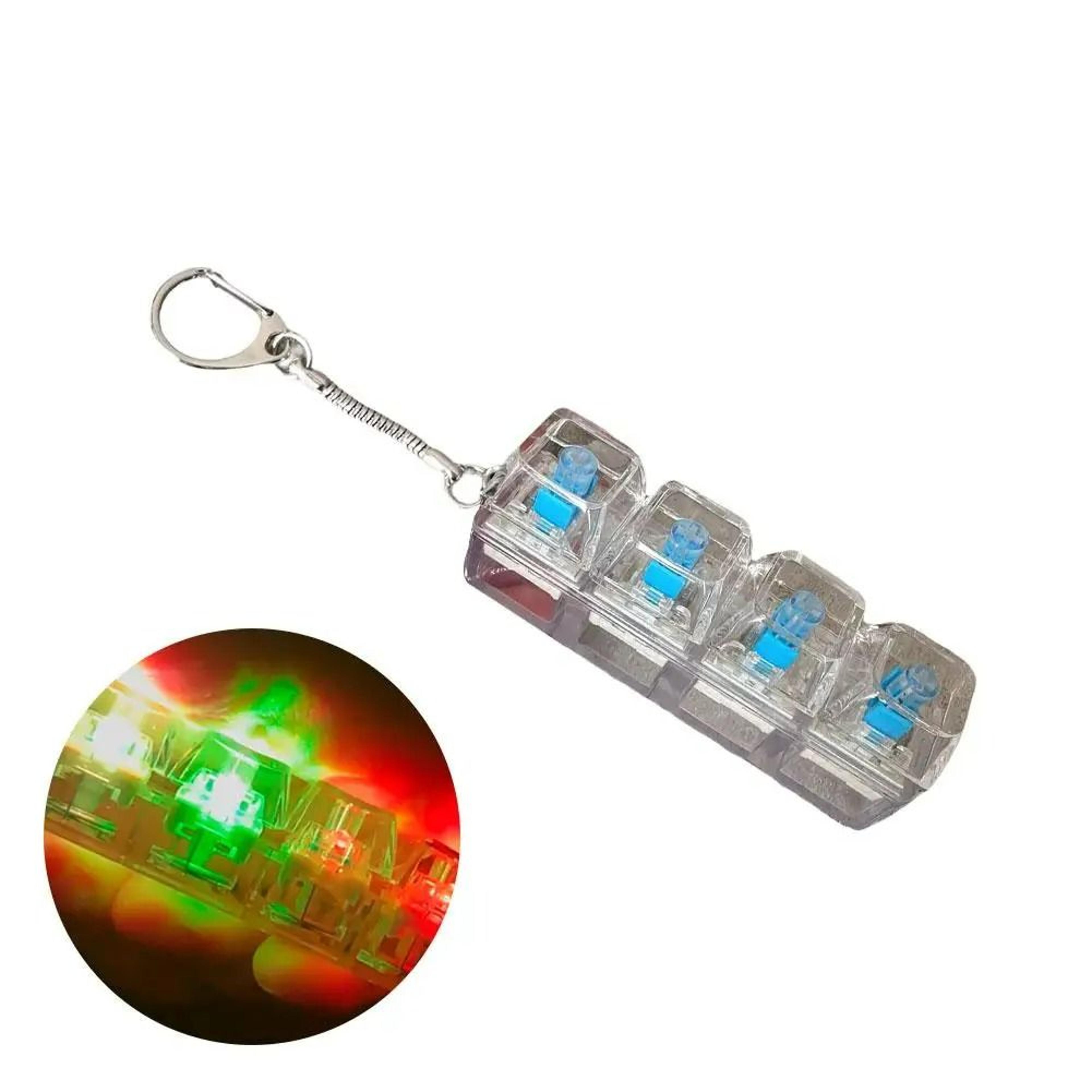 ClickGlow Keyboard Fidget Keychain 6