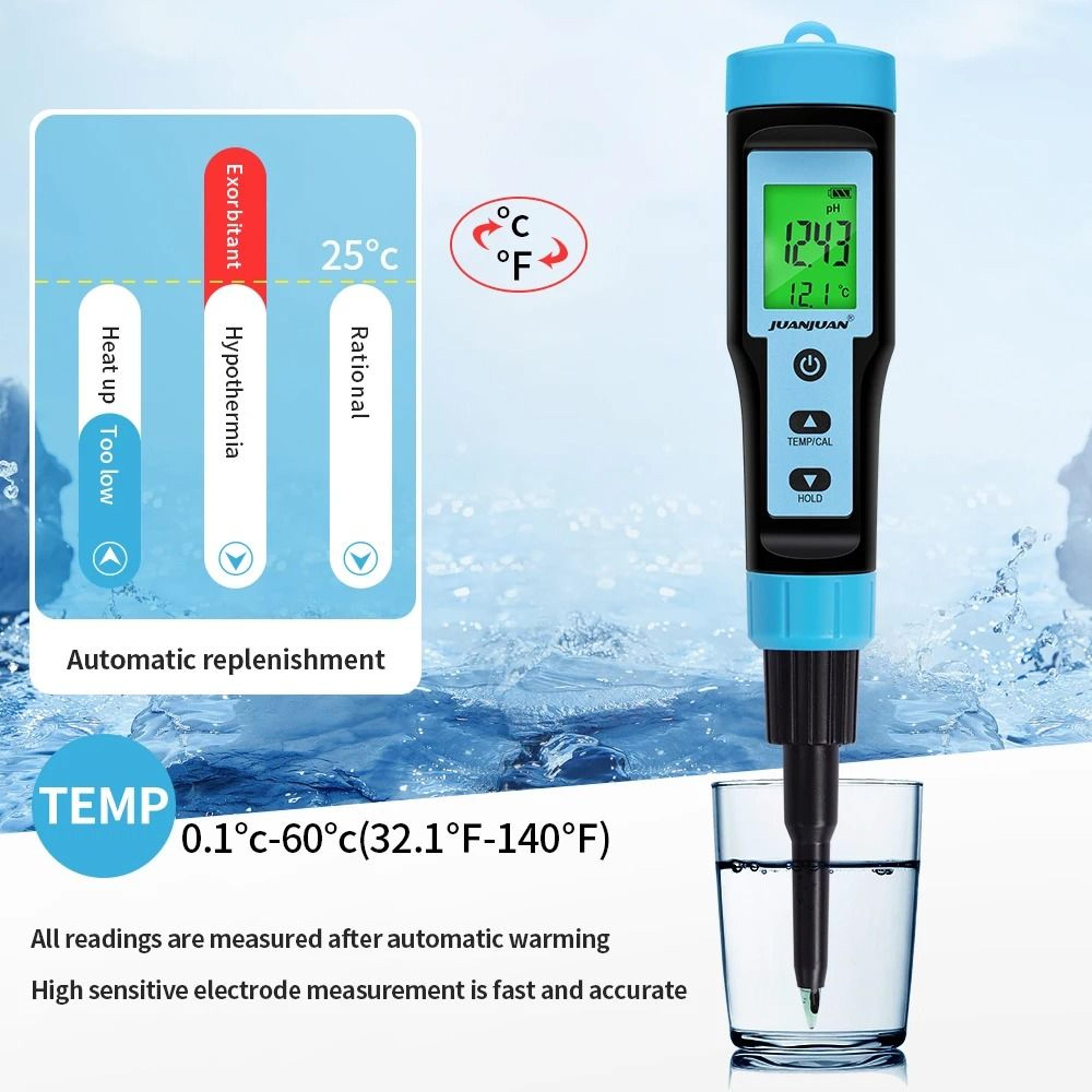 PrecisionPro Digital Food PH Tester 5