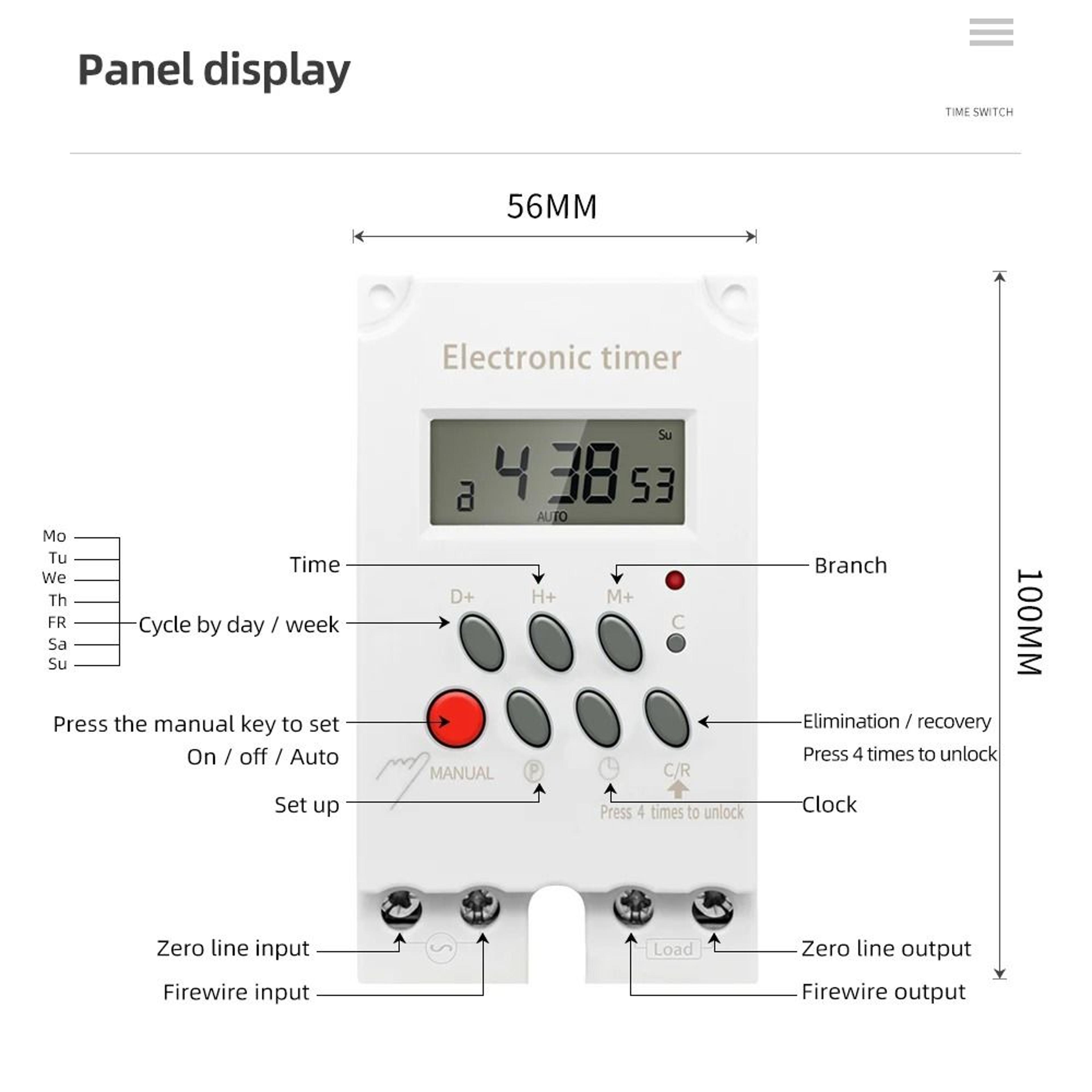 TimeSync Programmable Digital Timer 3
