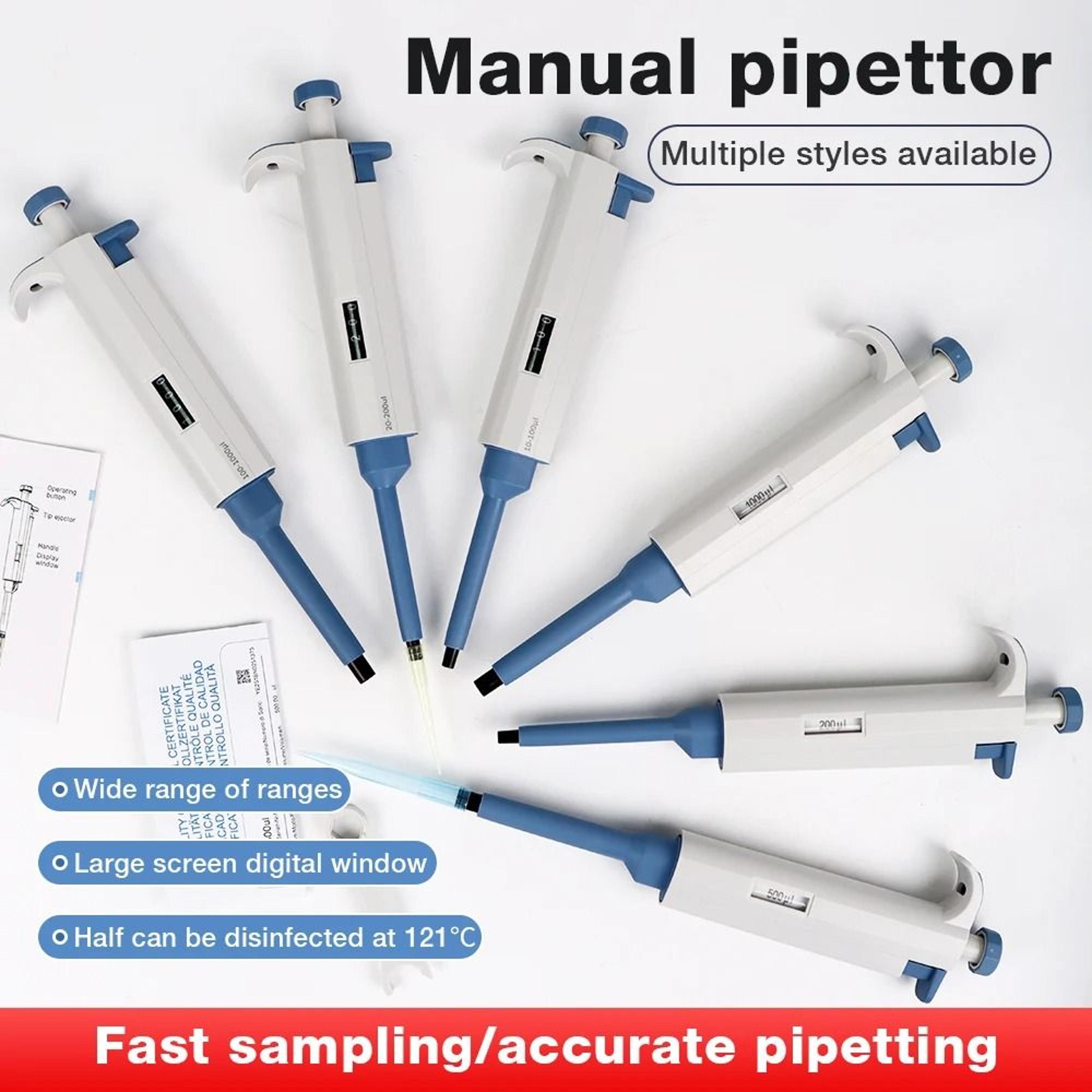 PrecisionFlow Adjustable Laboratory Micropipette 1
