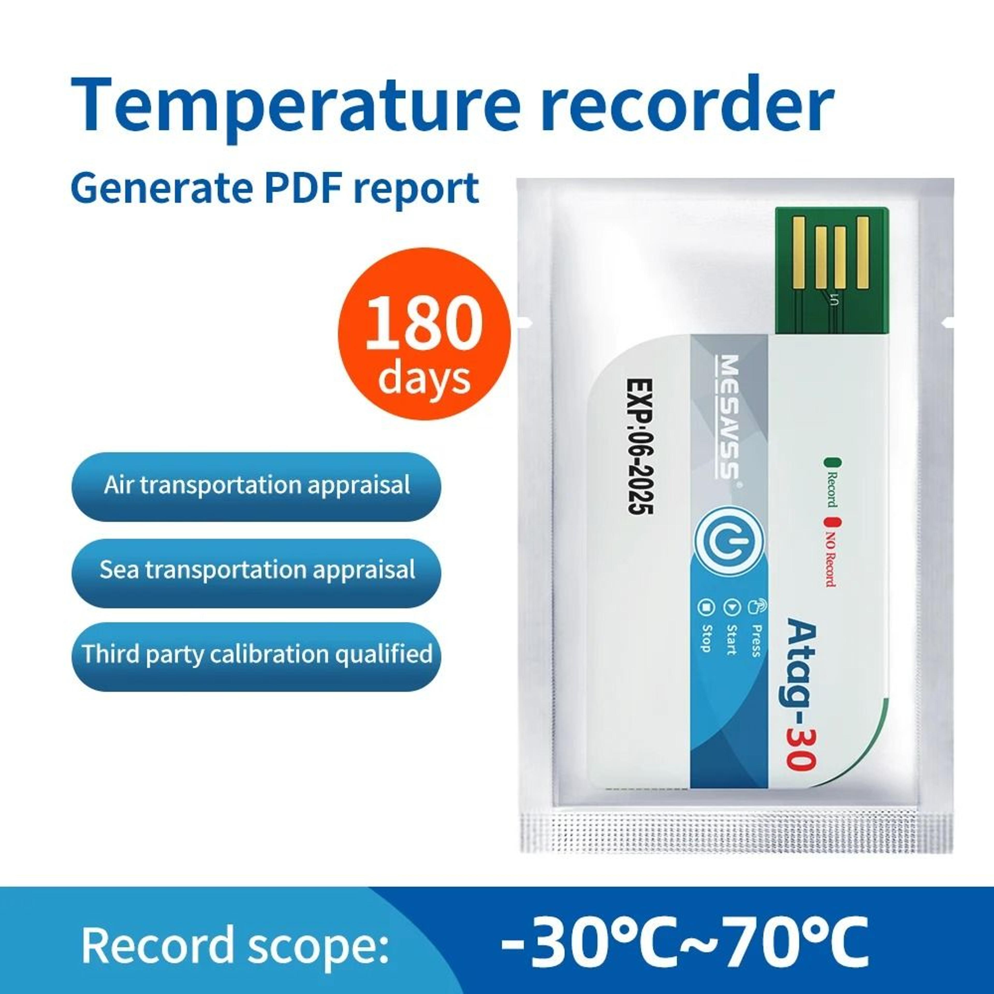 ColdTrace 180Day Temperature Logger 0