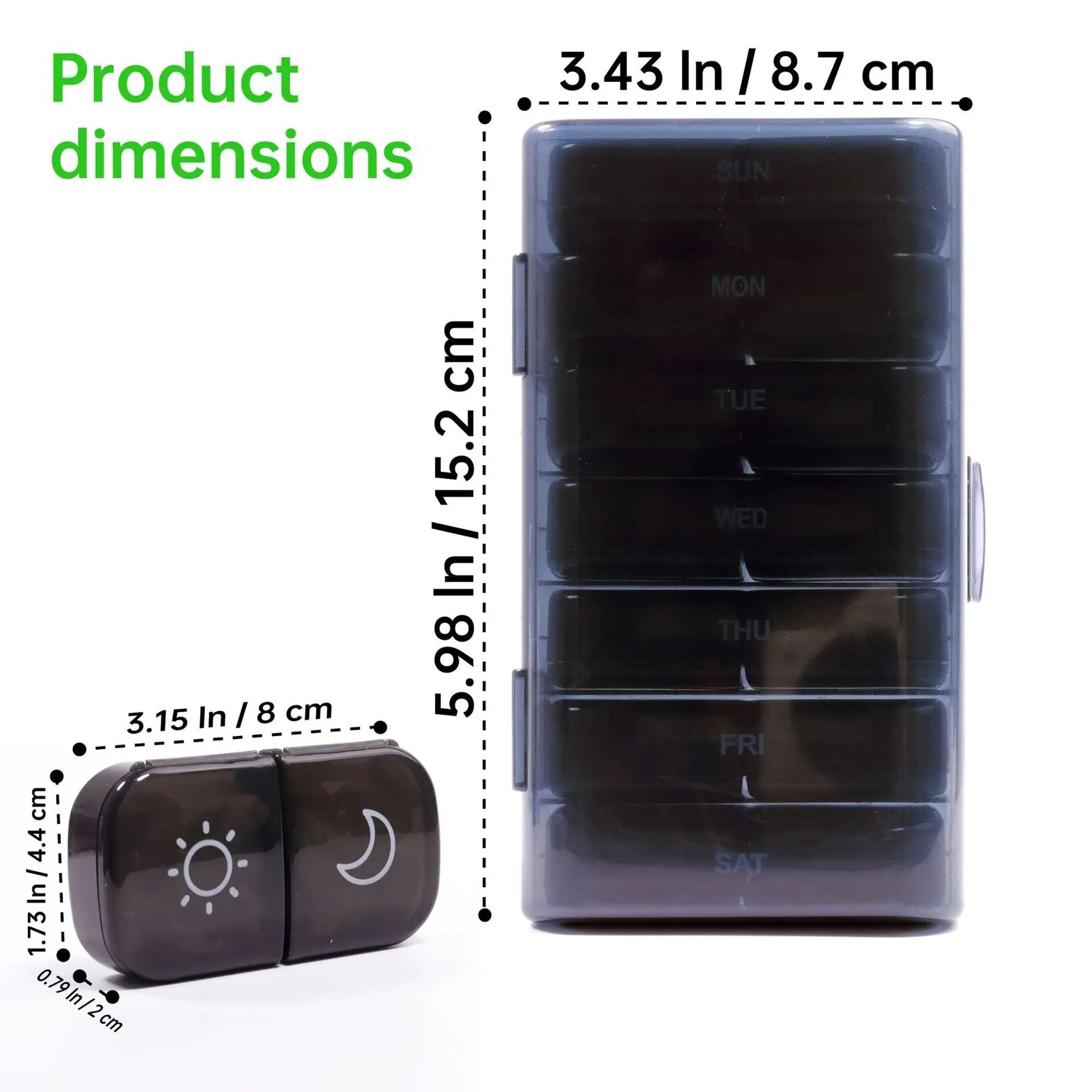 WeekEase 14 Grid Pill Organizer 4