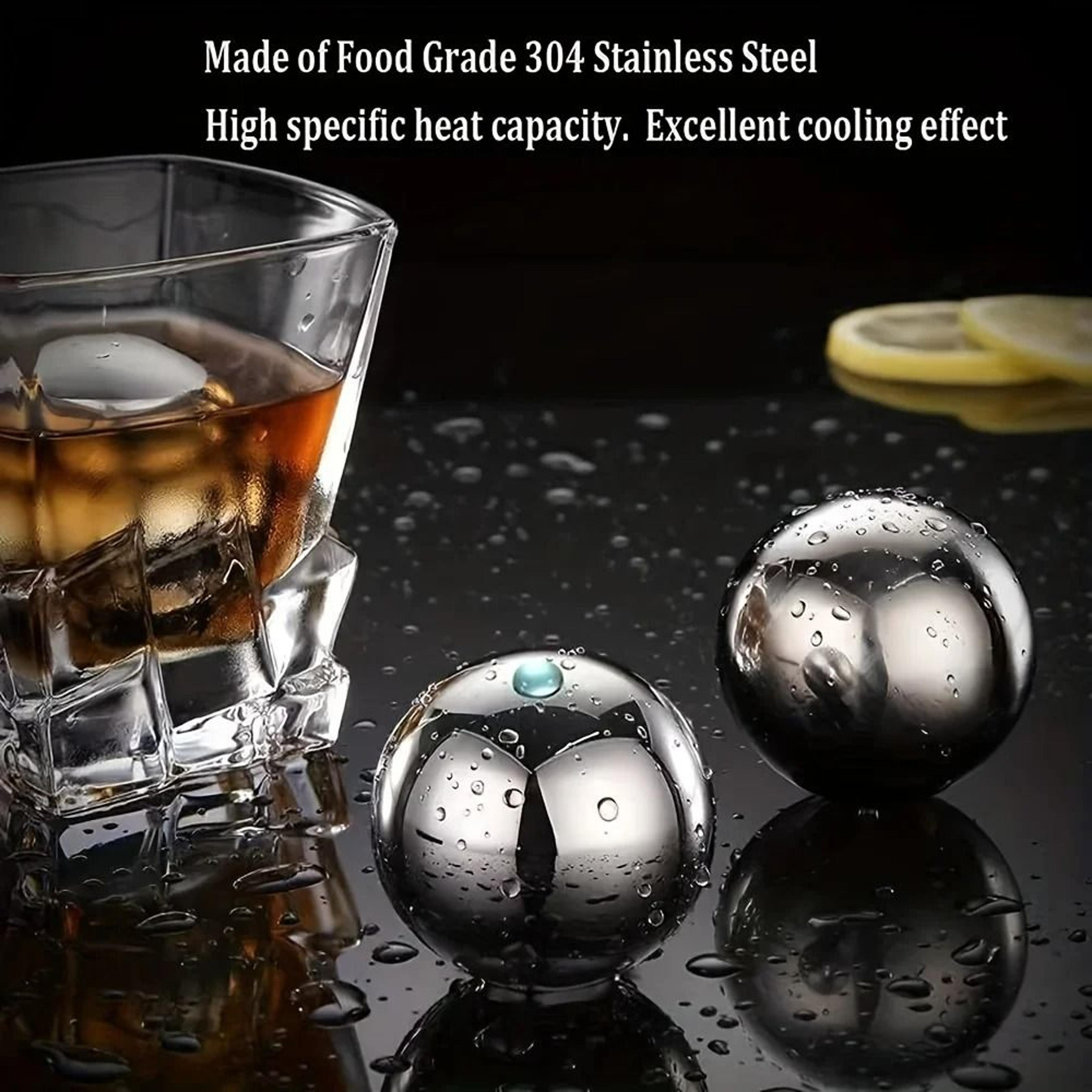 FrostSphere Whiskey Chilling Balls 4
