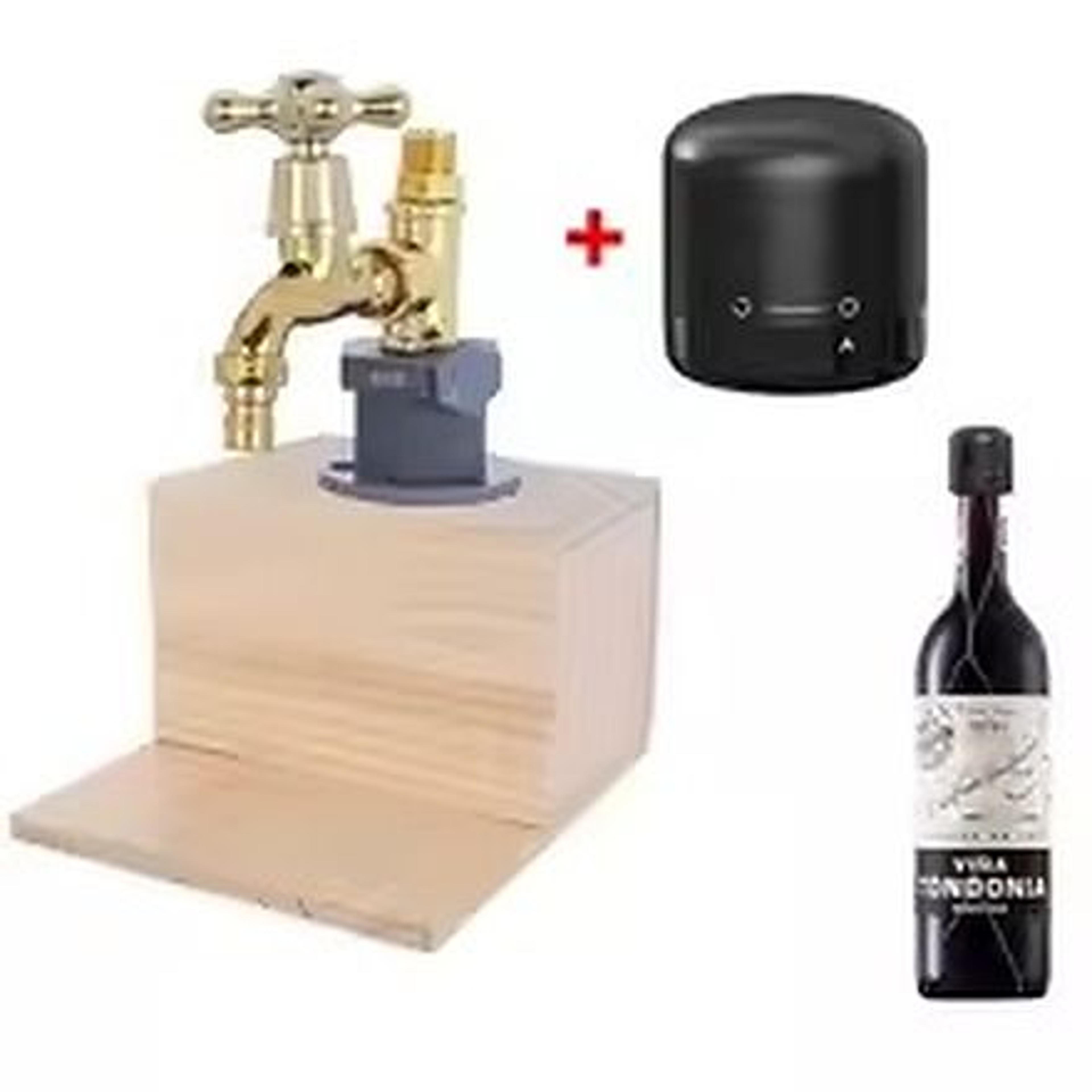 OakPour Rustic Liquor Dispenser 9