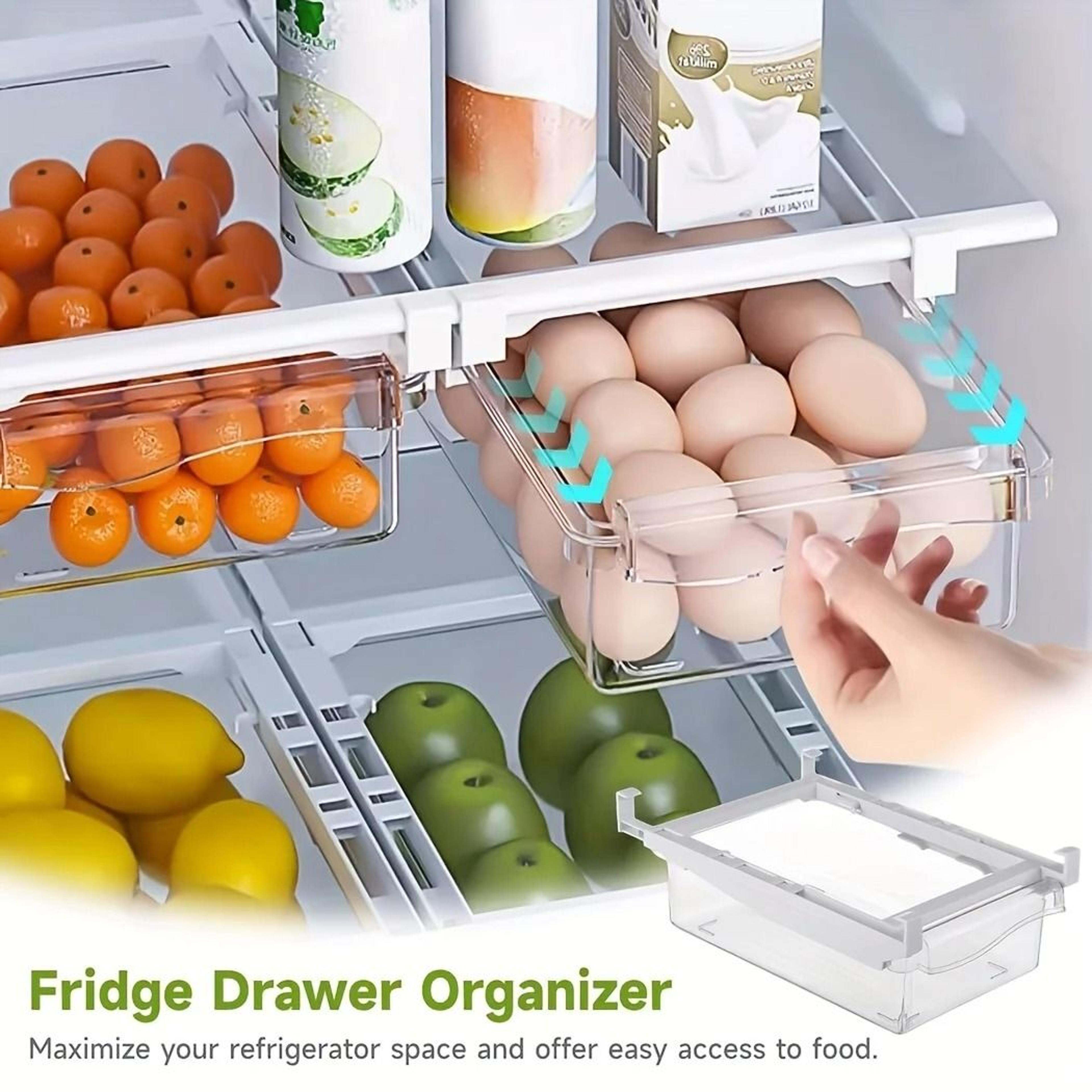 FreshSlide Fridge Drawer Organizer 1