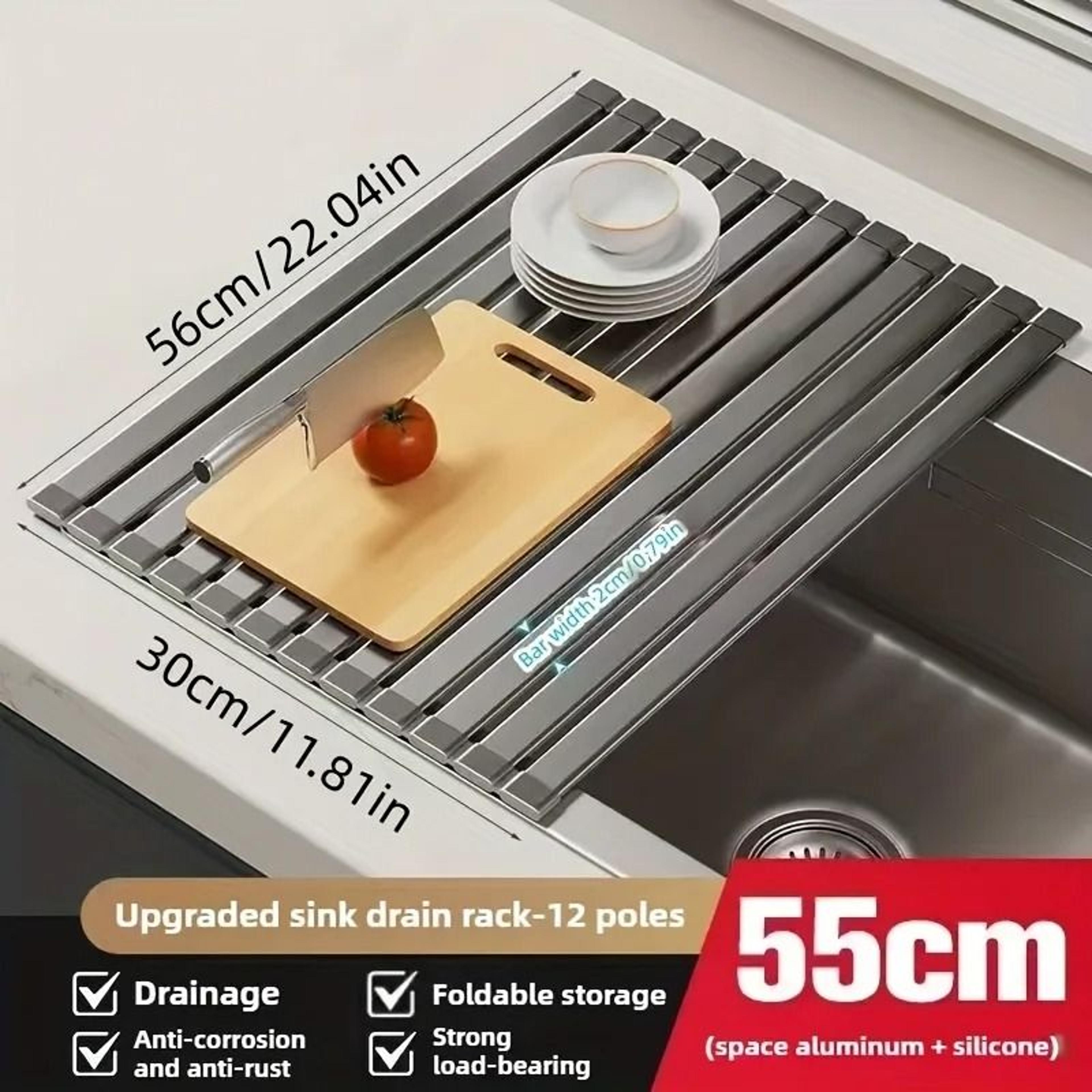 FlexDrain Roll Up Dish Rack 8